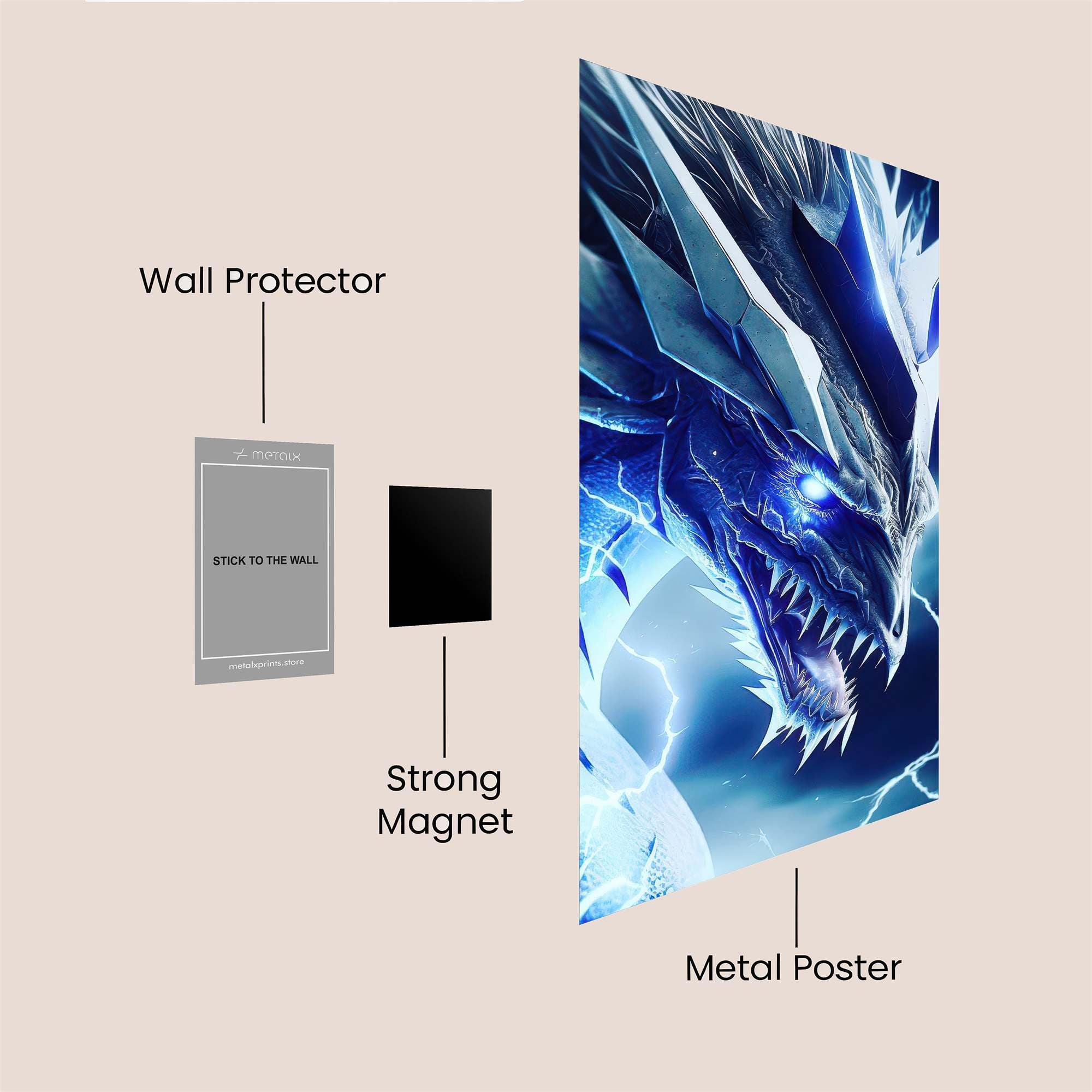 Thunder Majesty Safe Wall Magnetic / M