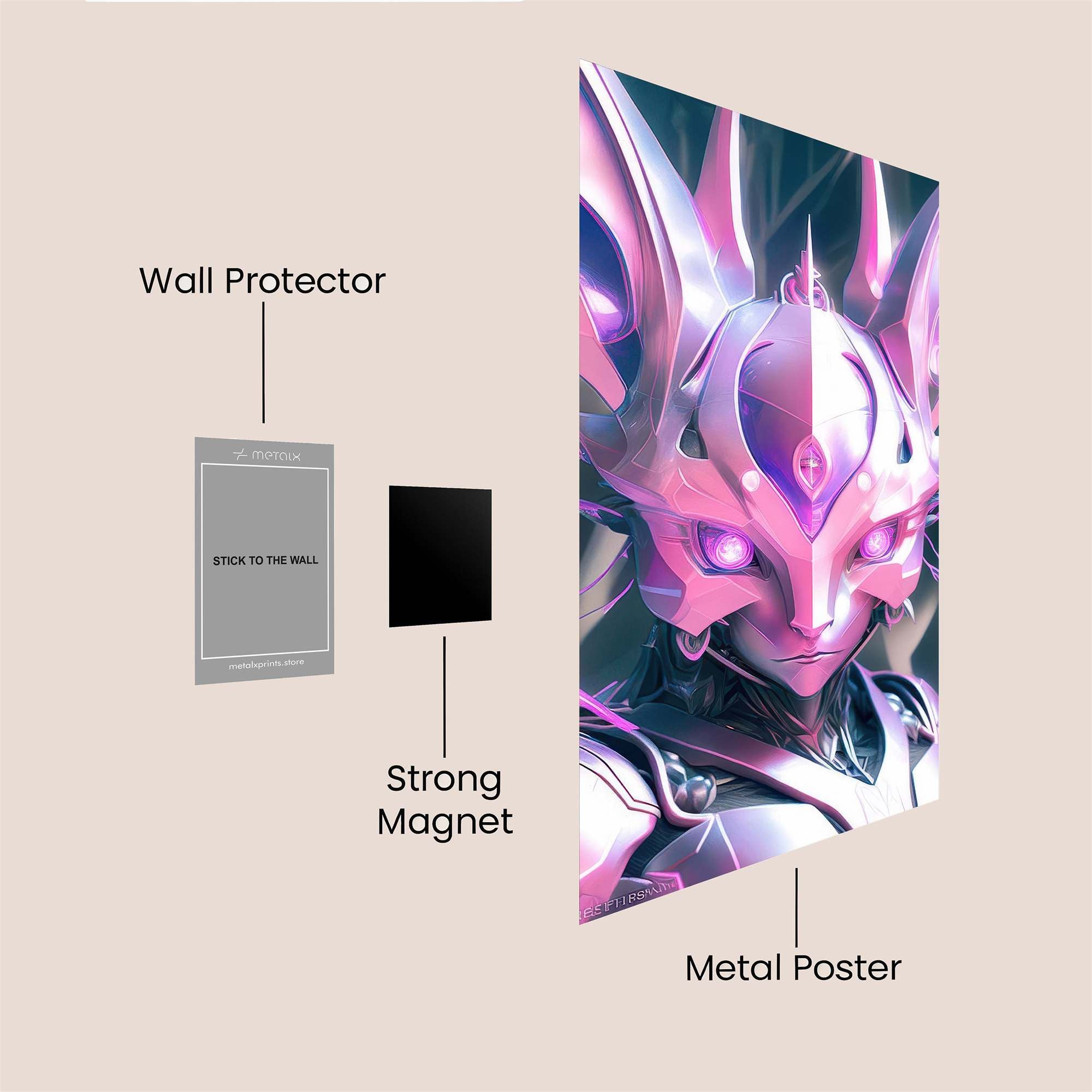 Lunar Enigma Safe Wall Magnetic / M