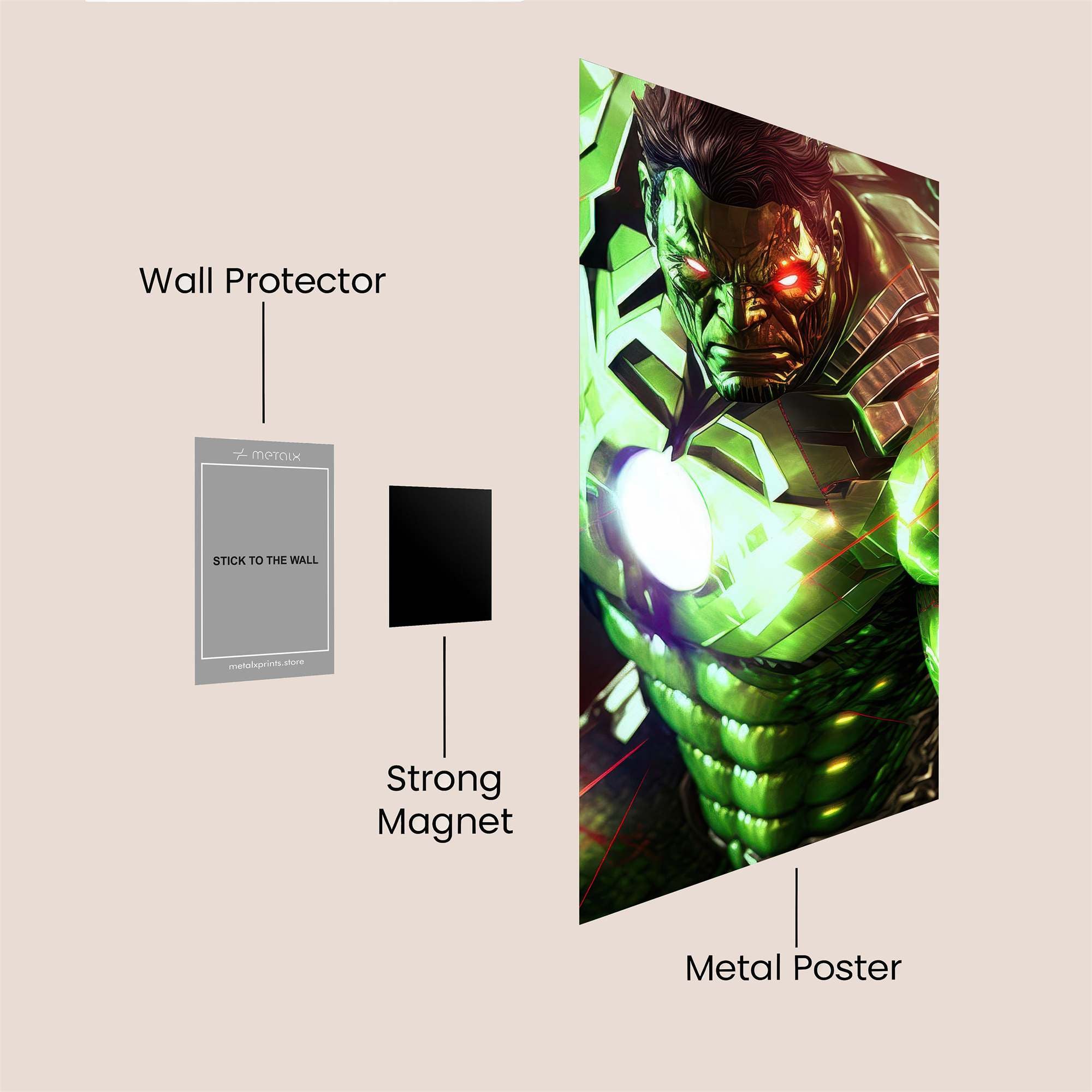 Hulk Fusion Safe Wall Magnetic / M