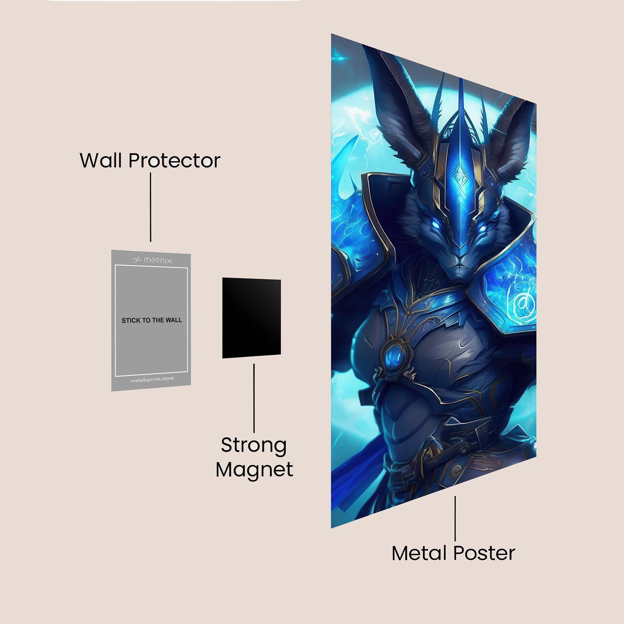 Lunar Sentinel Safe Wall Magnetic / M