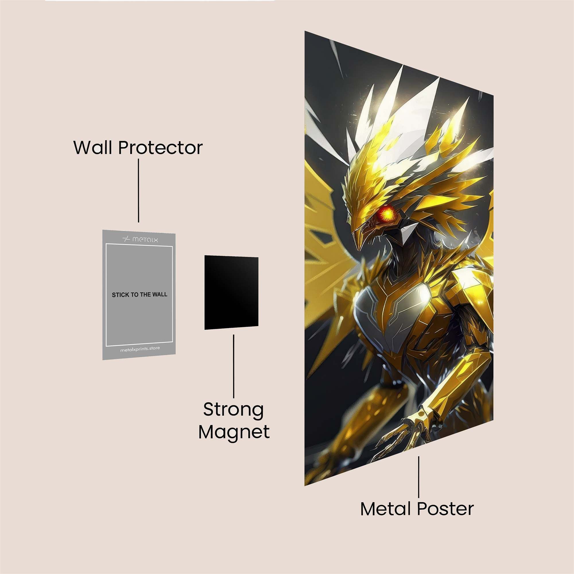 Phoenix Radiant Safe Wall Magnetic / M