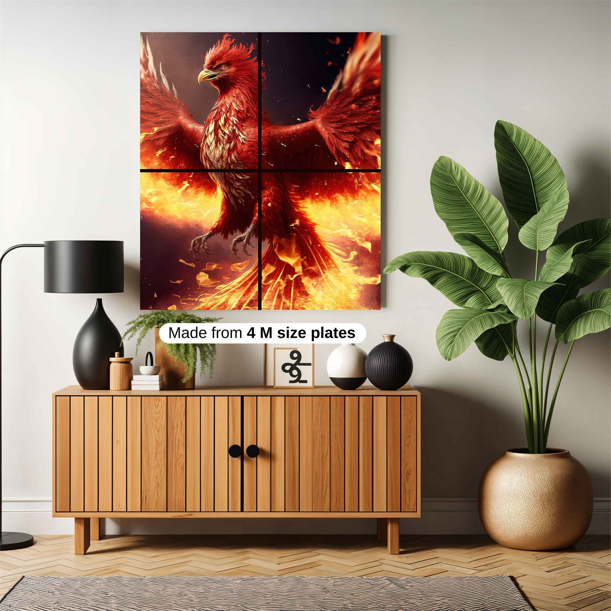 Phoenix Blaze Safe Wall Magnetic / M