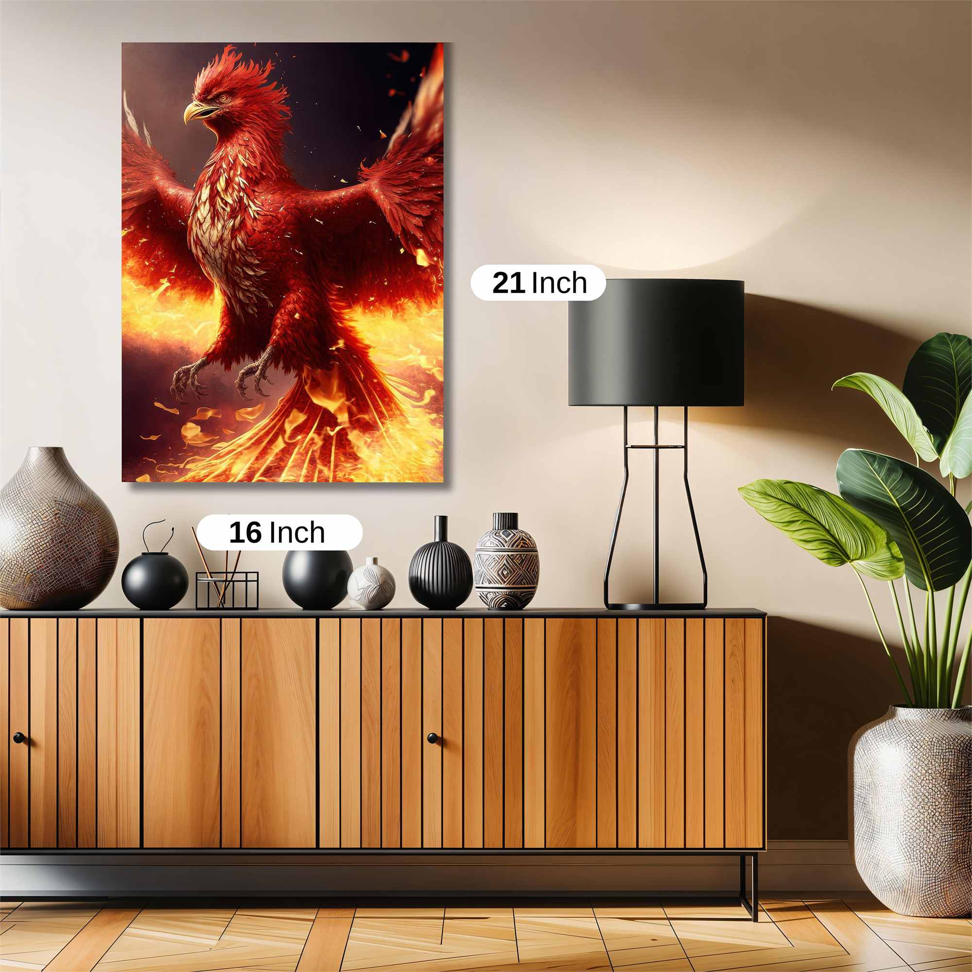 Phoenix Blaze Safe Wall Magnetic / M