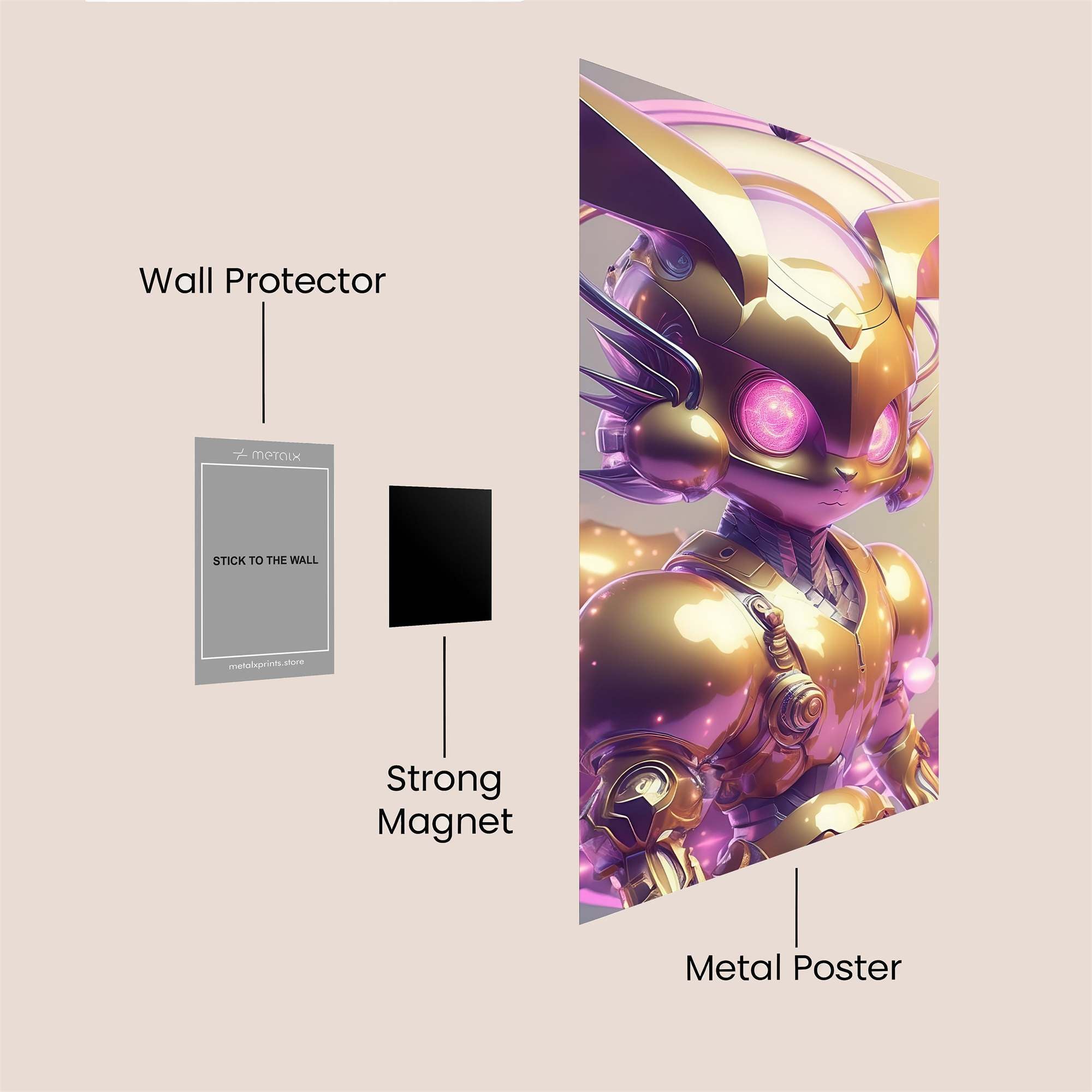 Robo Radiance Safe Wall Magnetic / M