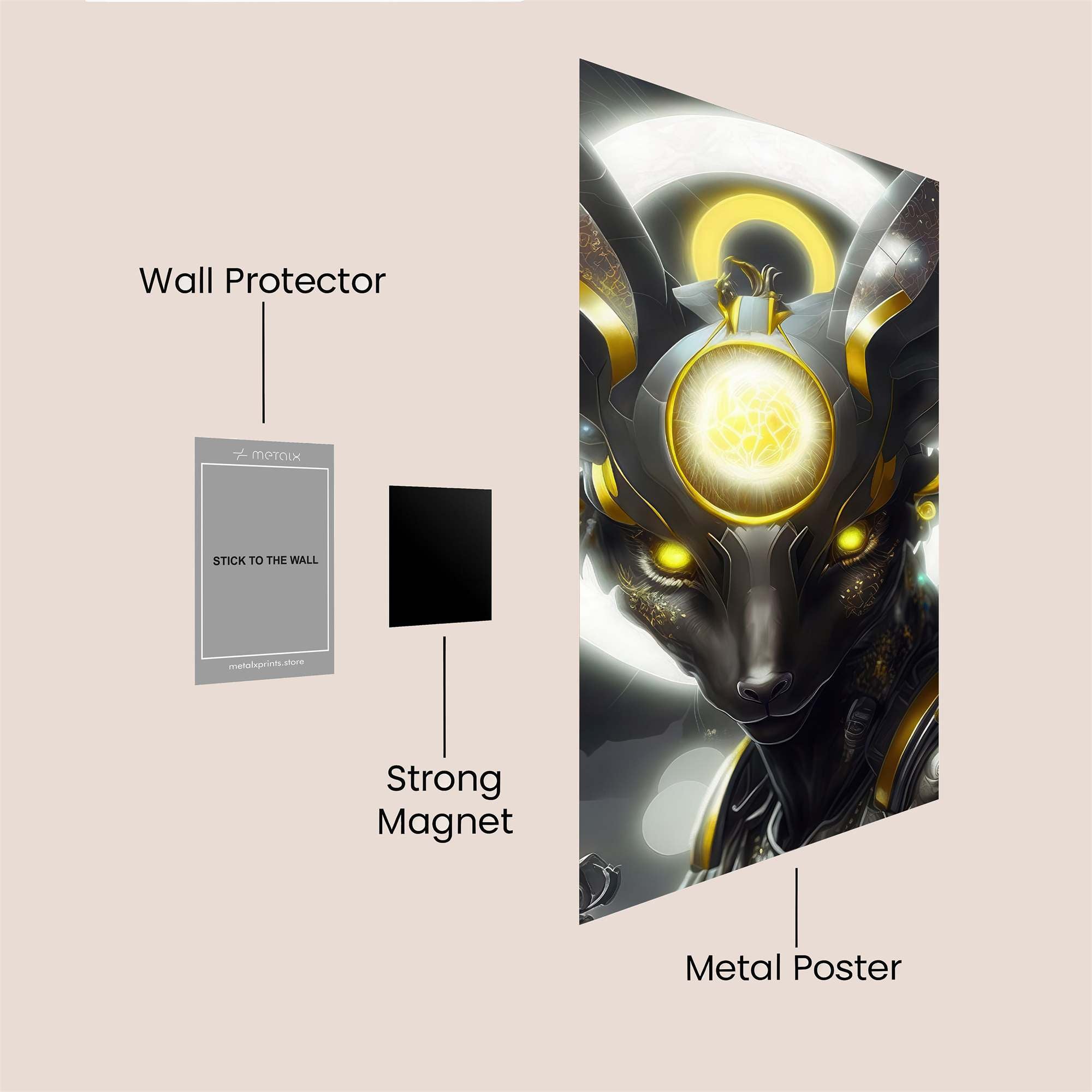 Anubis Radiant Safe Wall Magnetic / M