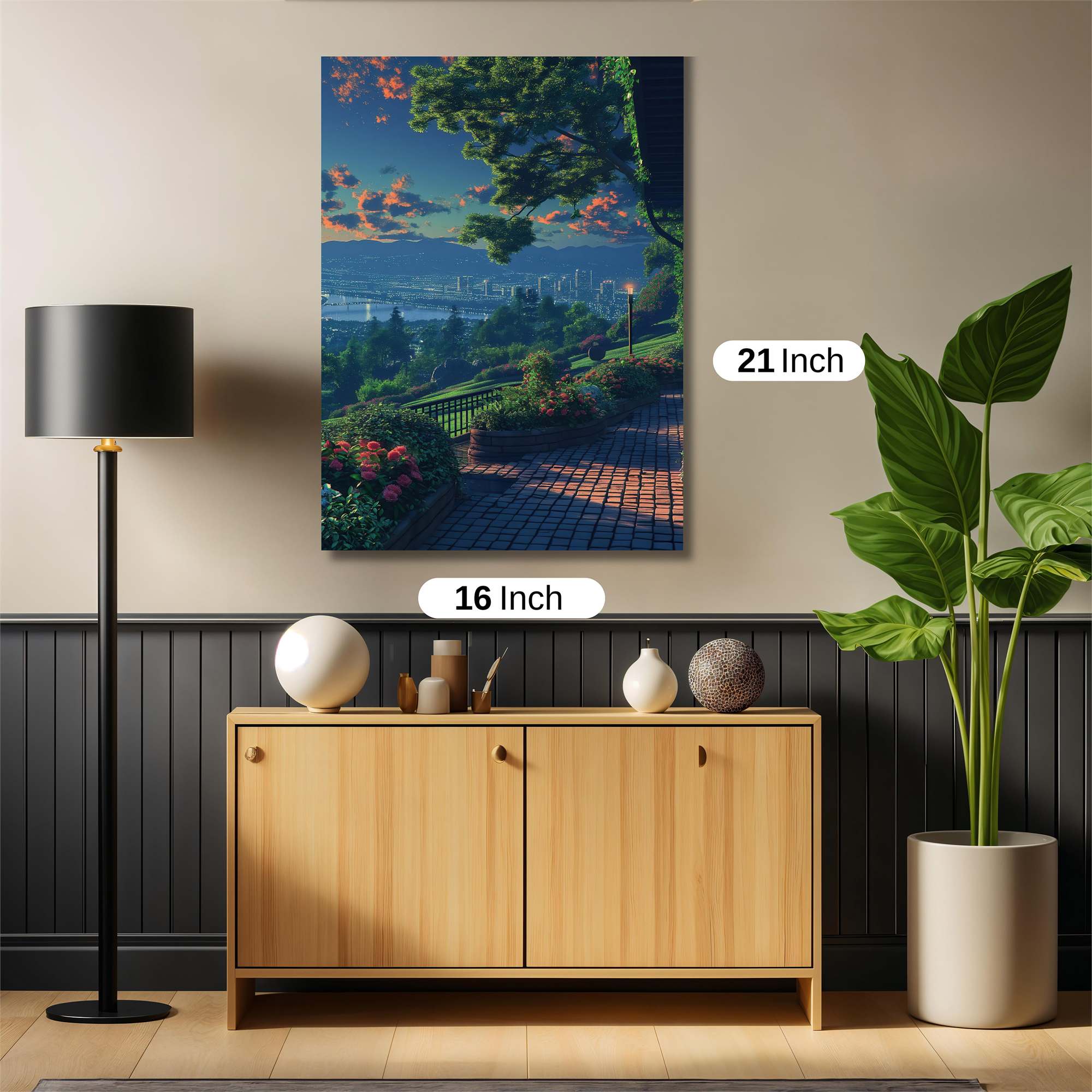 Sunset Serenity Safe Wall Magnetic / M