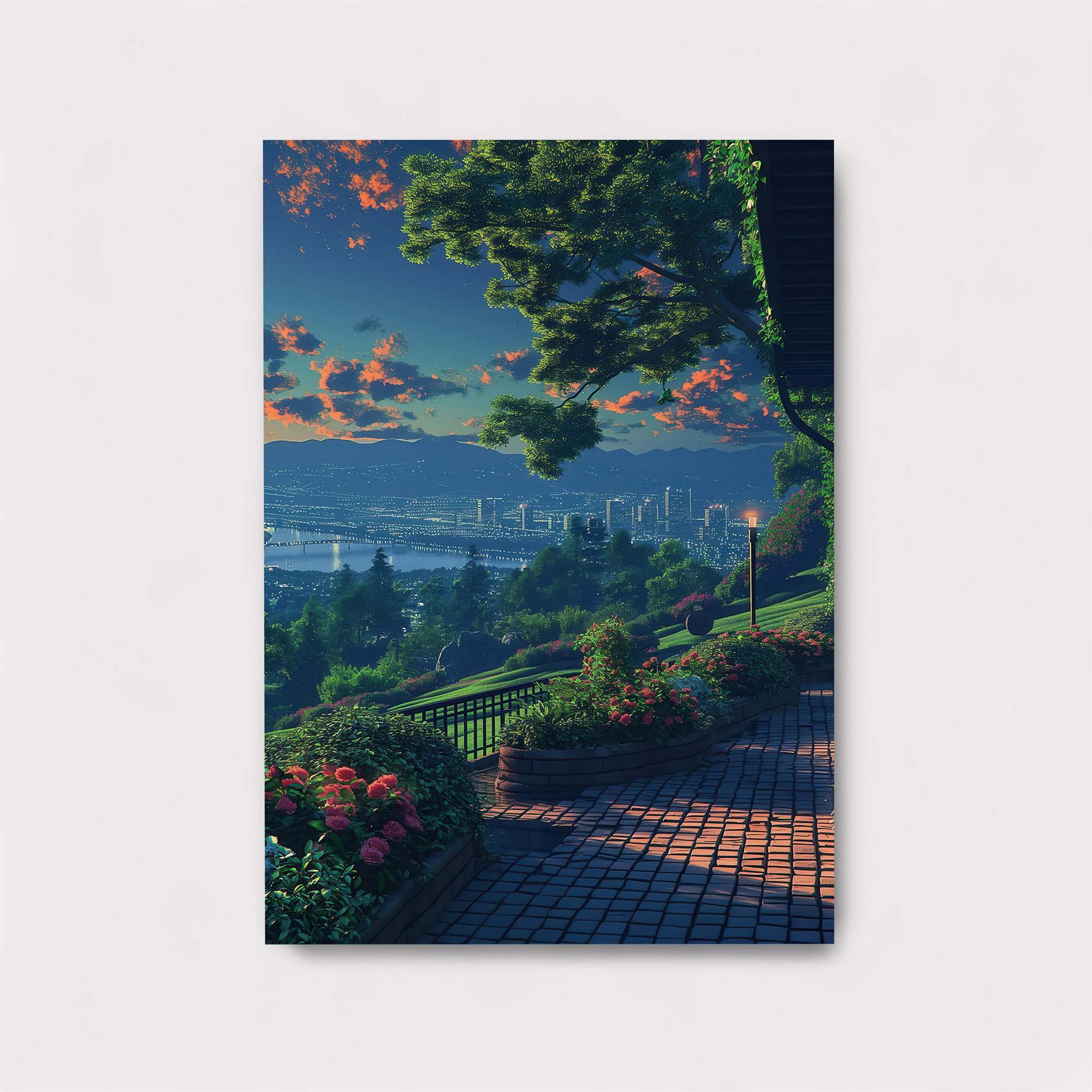 Sunset Serenity Safe Wall Magnetic / M