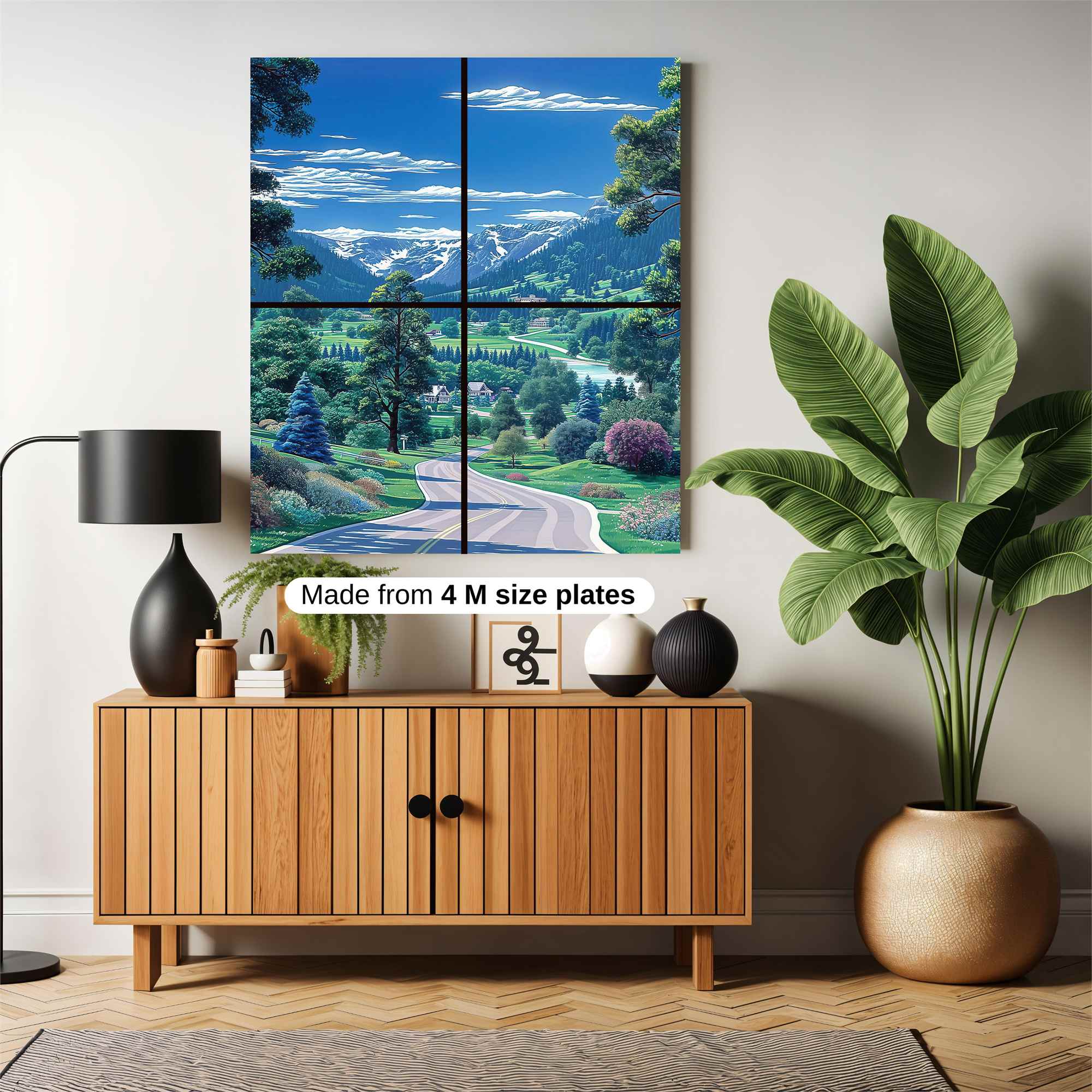 Mountain Serenity Safe Wall Magnetic / M