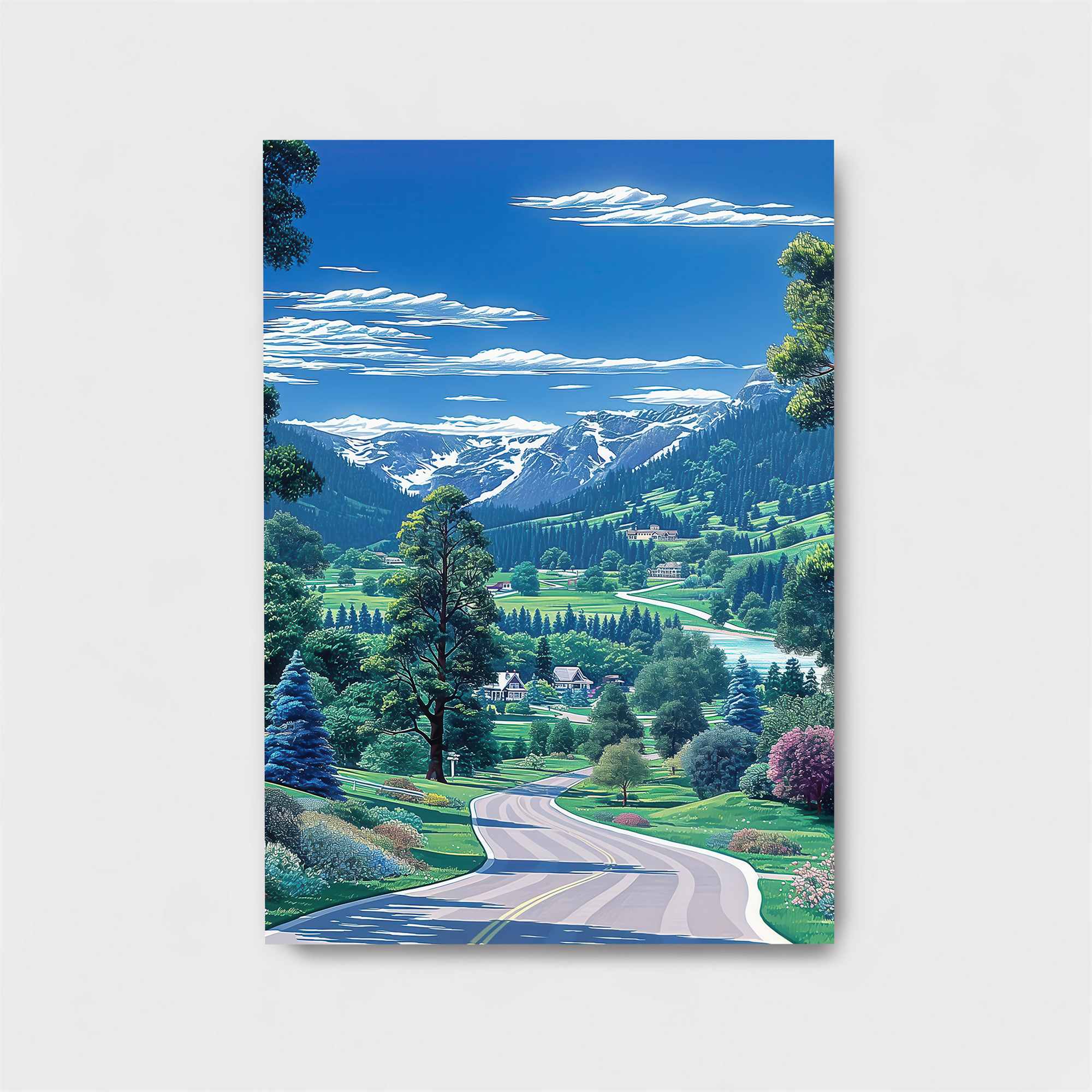 Mountain Serenity Safe Wall Magnetic / M