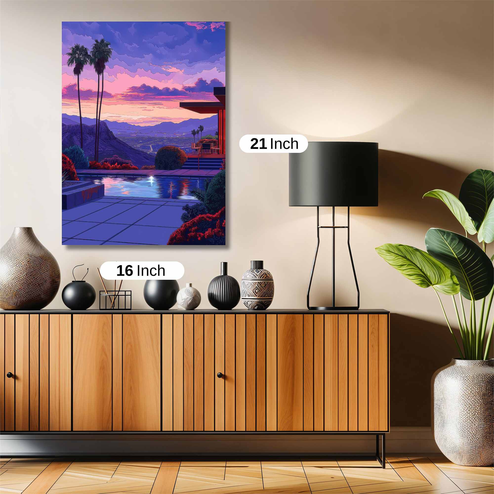 Desert Tranquility Safe Wall Magnetic / M