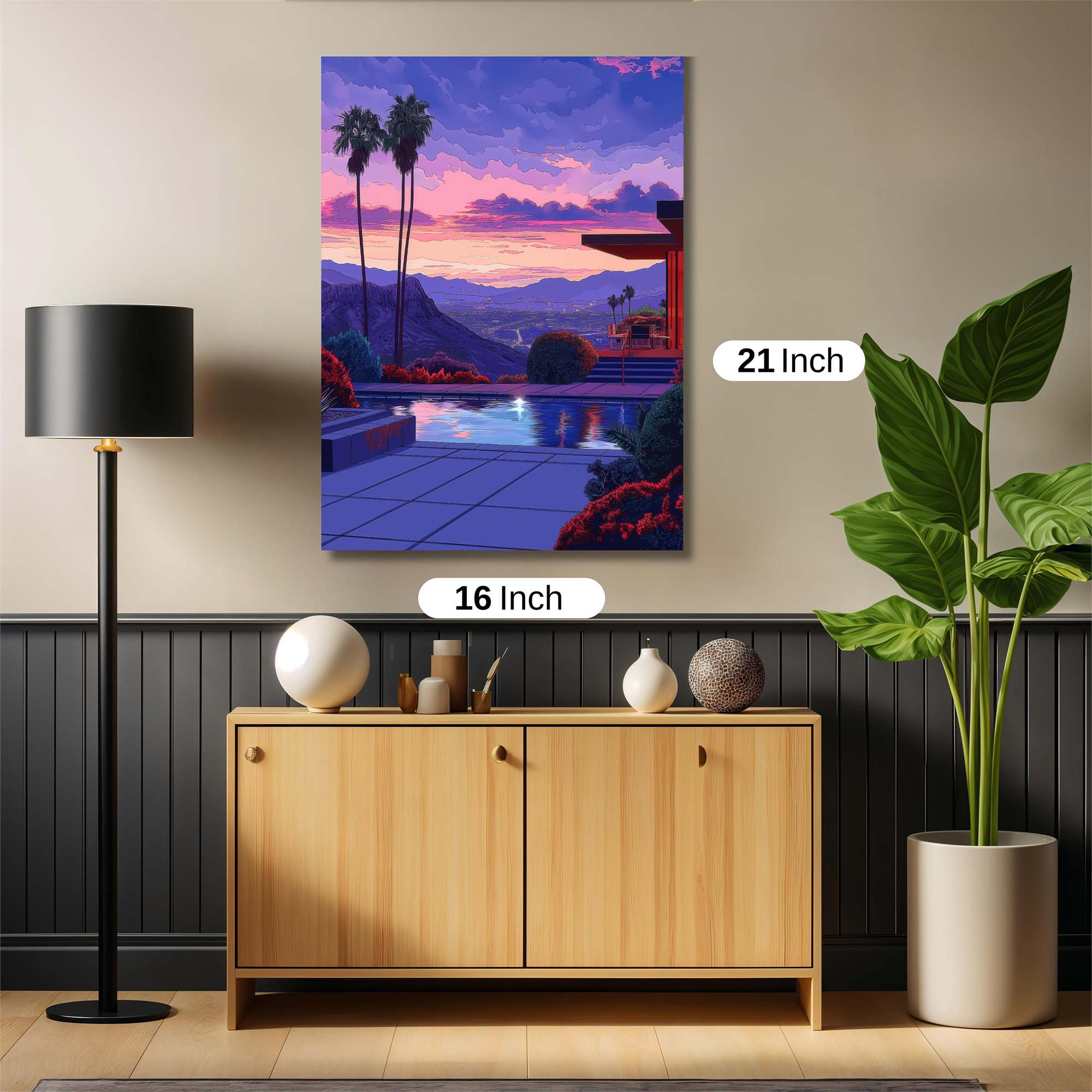 Desert Tranquility Safe Wall Magnetic / M