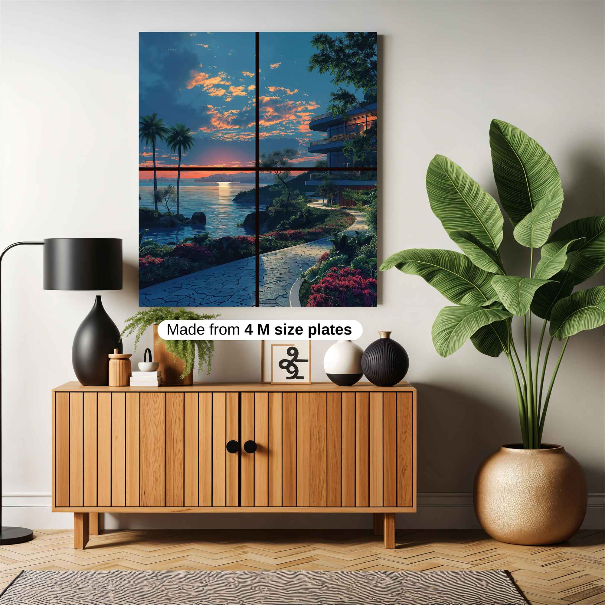 Sunset Serenity Safe Wall Magnetic / M