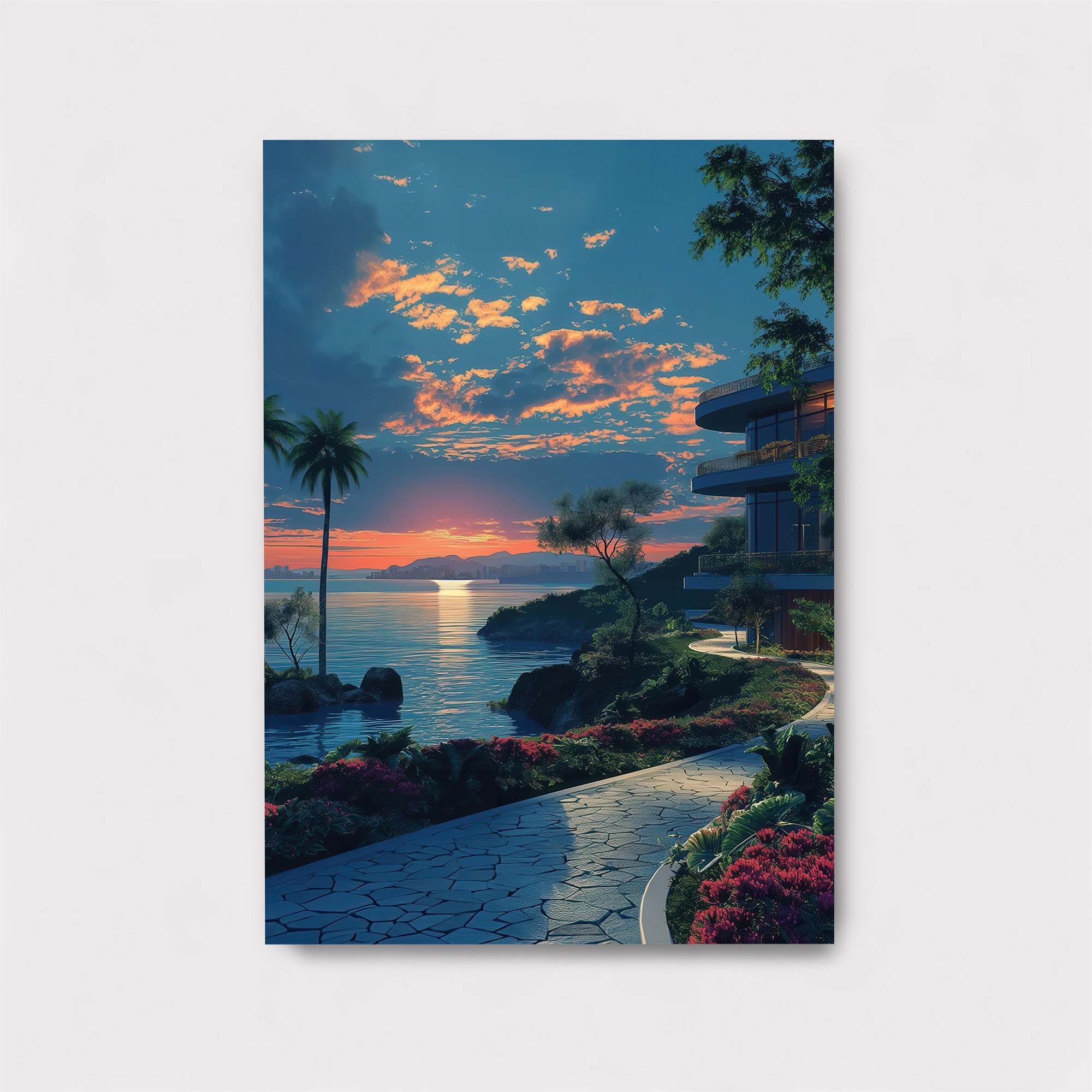 Sunset Serenity Safe Wall Magnetic / M