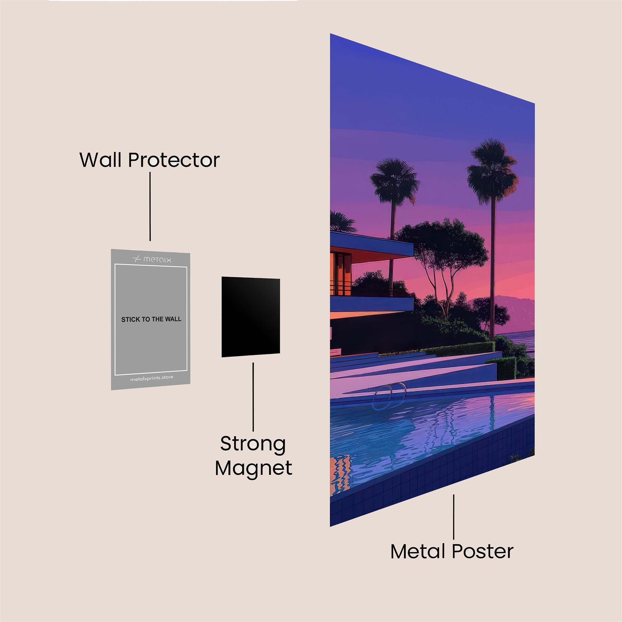 Jungle Serenity Safe Wall Magnetic / M
