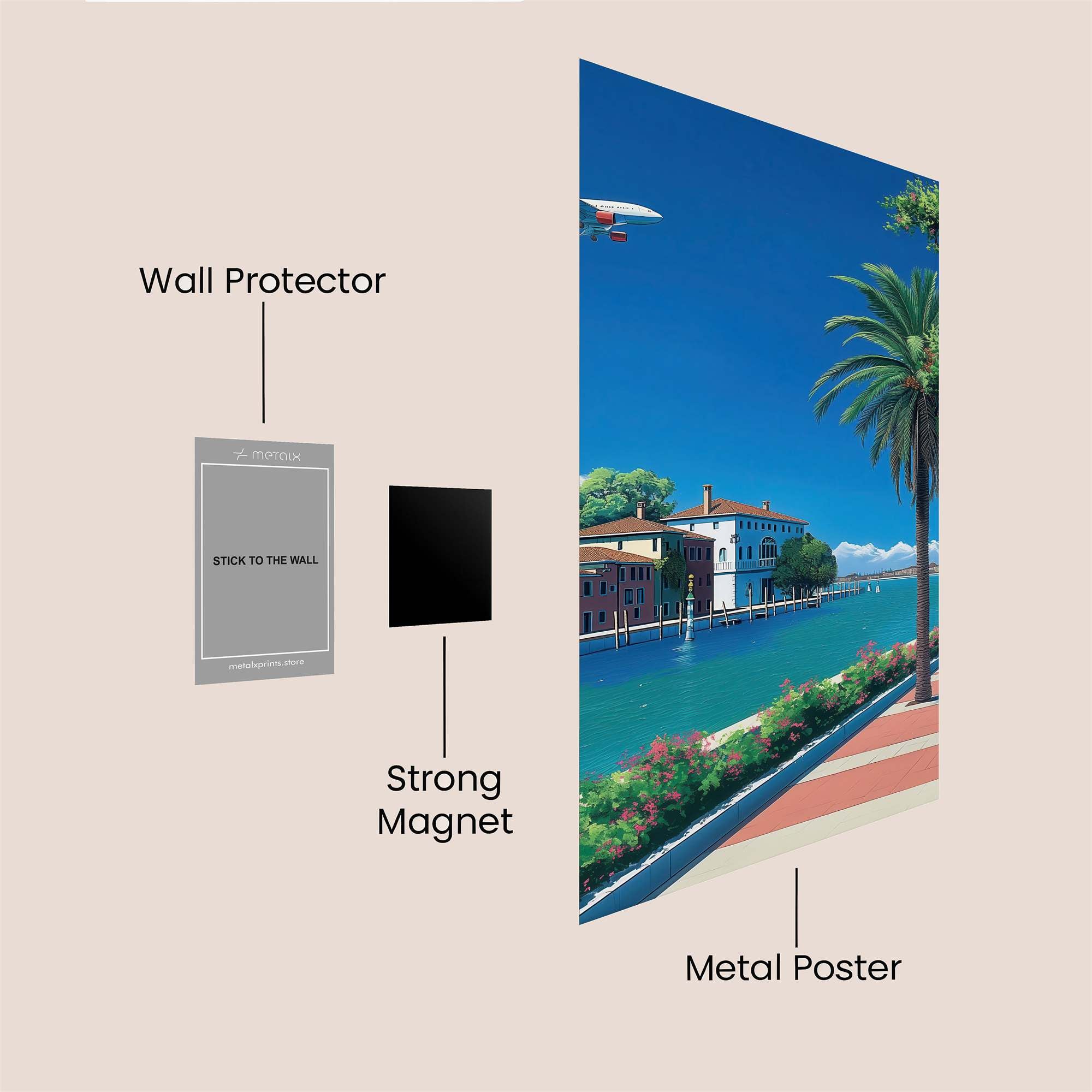 Venice Serenity Safe Wall Magnetic / M