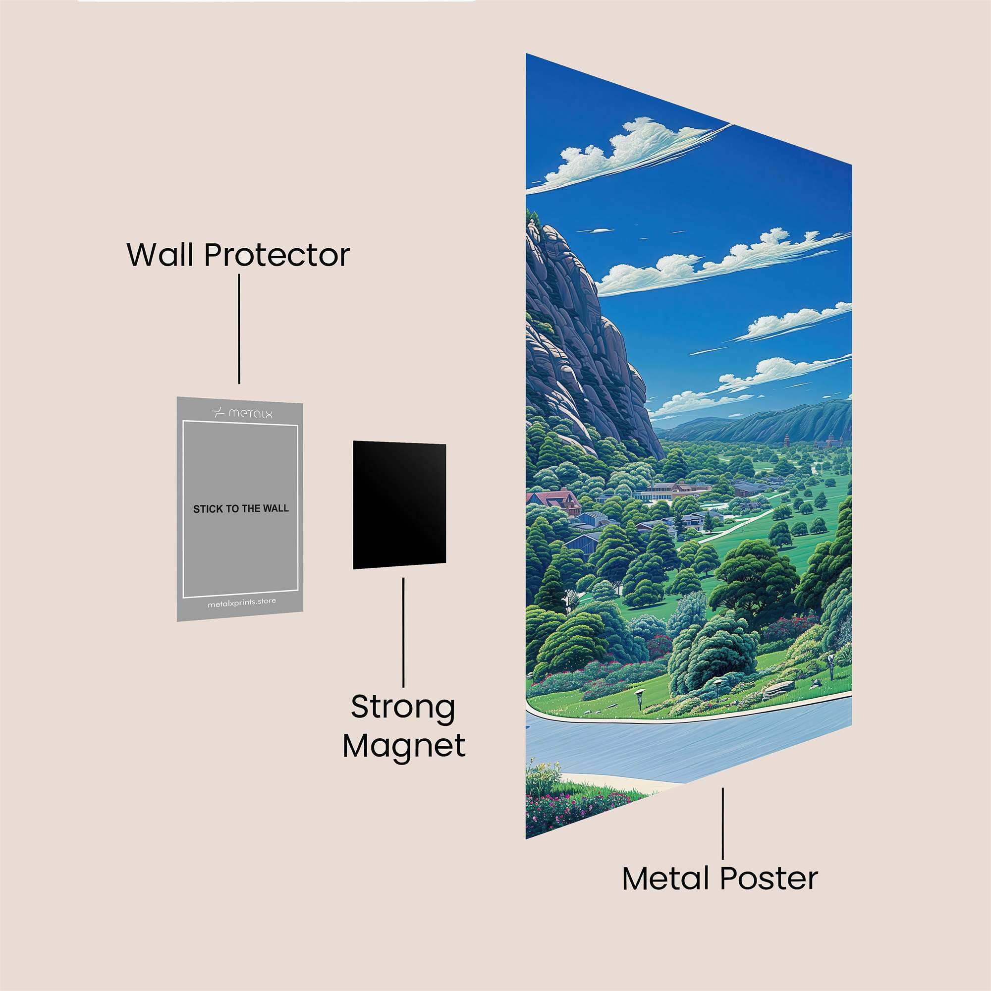 Valley Serenity Safe Wall Magnetic / M
