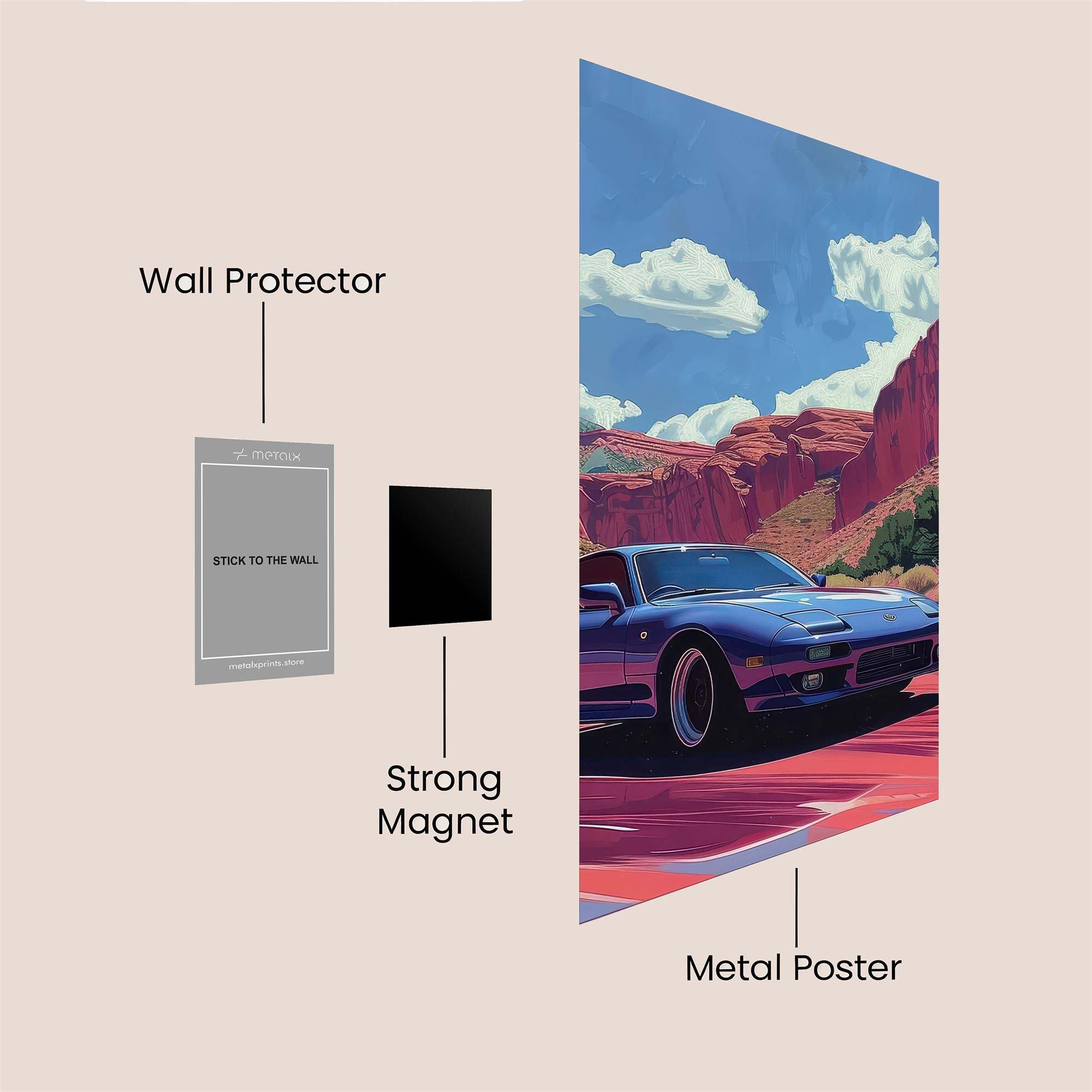 CanyonCruise Safe Wall Magnetic / M