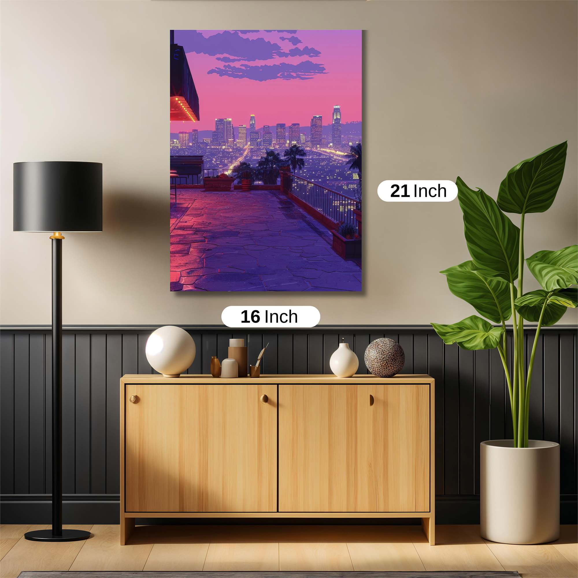 LA Dreamscape Safe Wall Magnetic / M