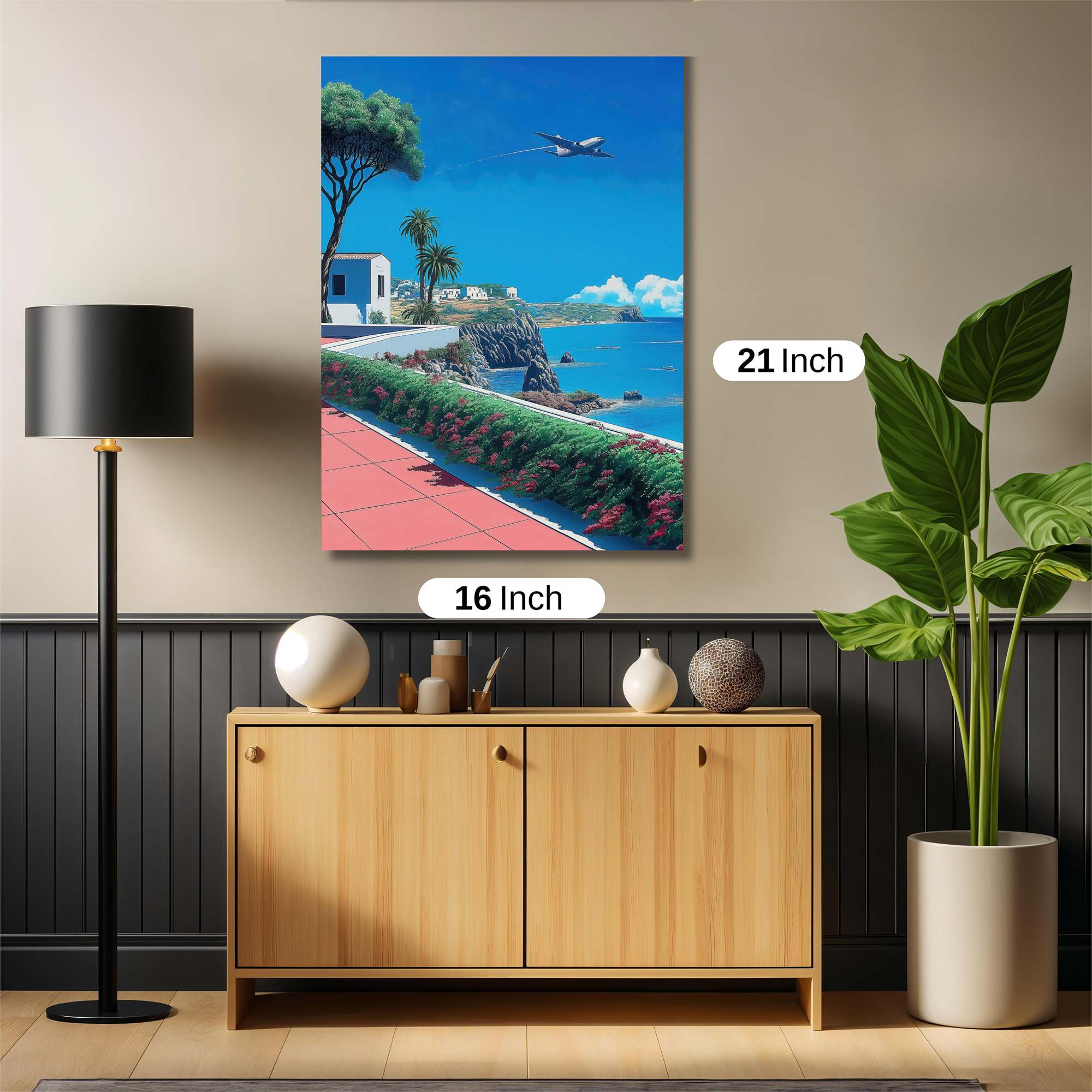 Coastal Serenity Safe Wall Magnetic / M