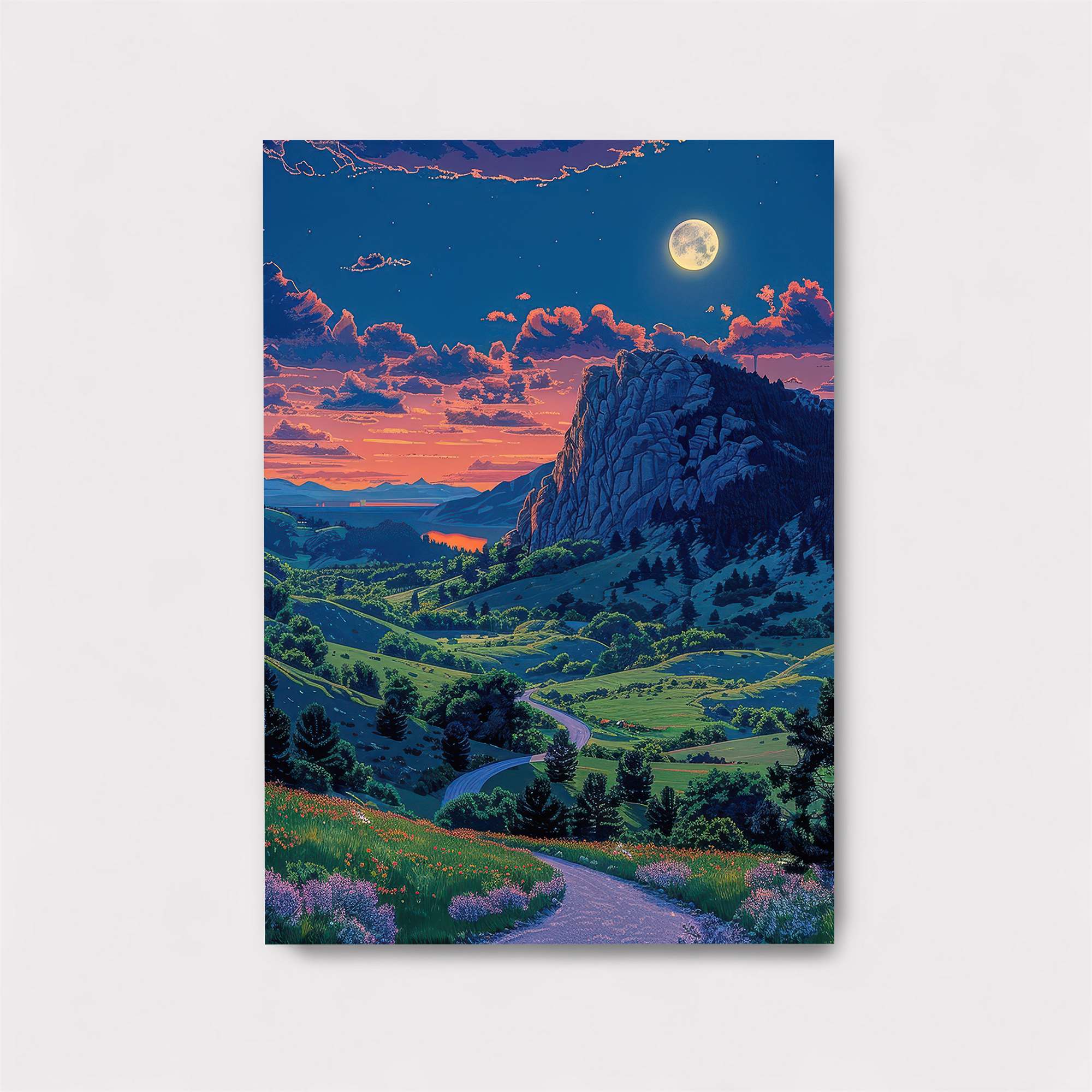 Moonlit Serenity Safe Wall Magnetic / M