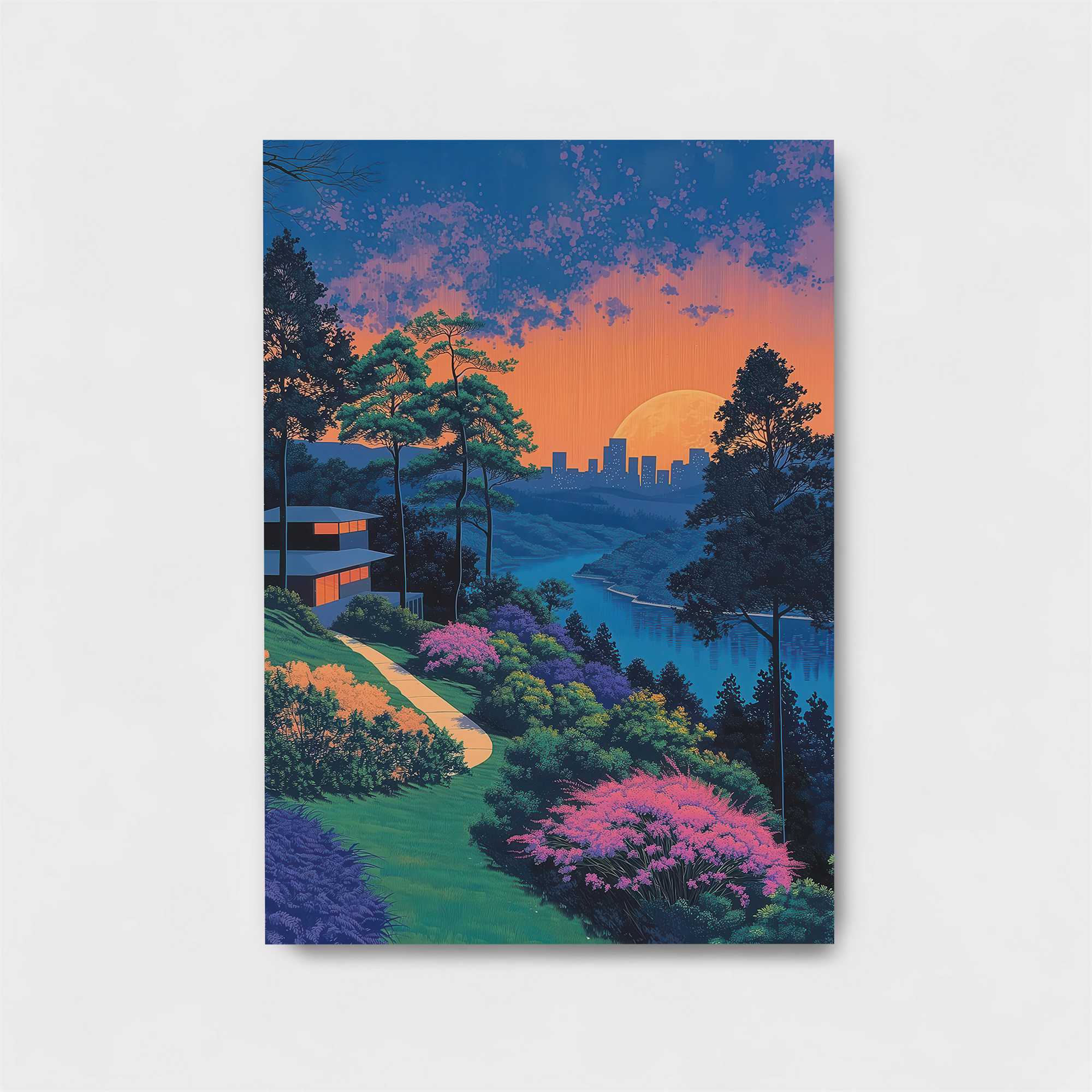 Sunset Serenity Safe Wall Magnetic / M