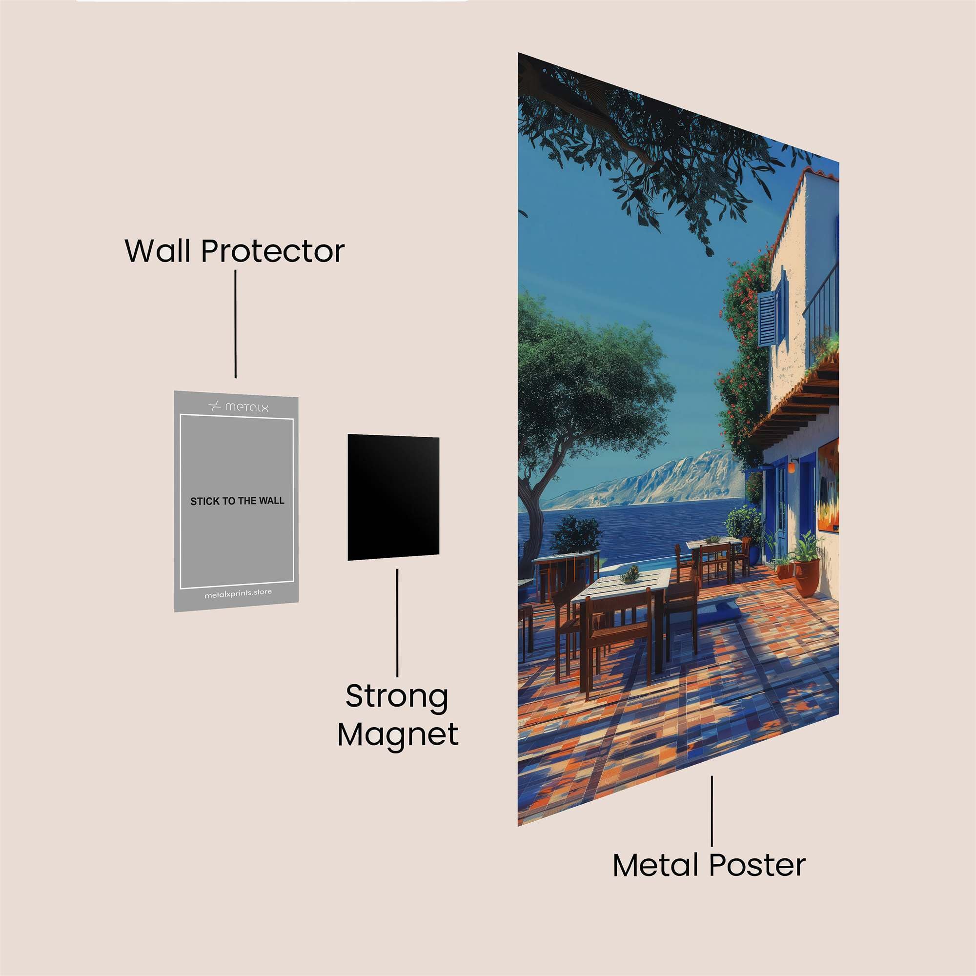 Aegean Serenity Safe Wall Magnetic / M