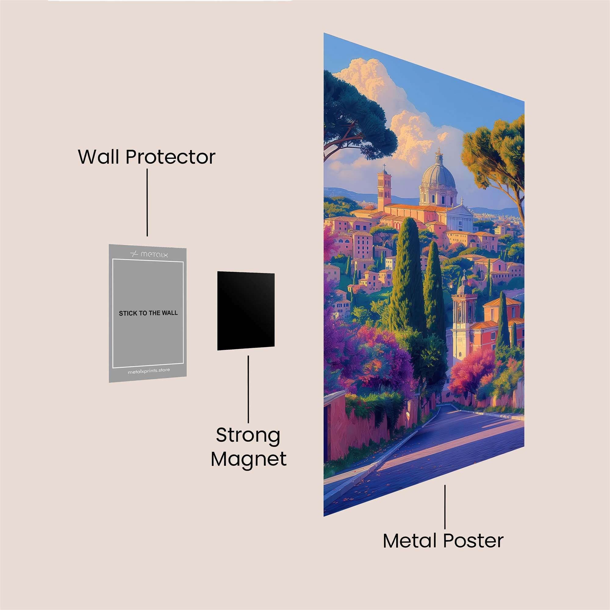 Vatican Dreamscape Safe Wall Magnetic / M