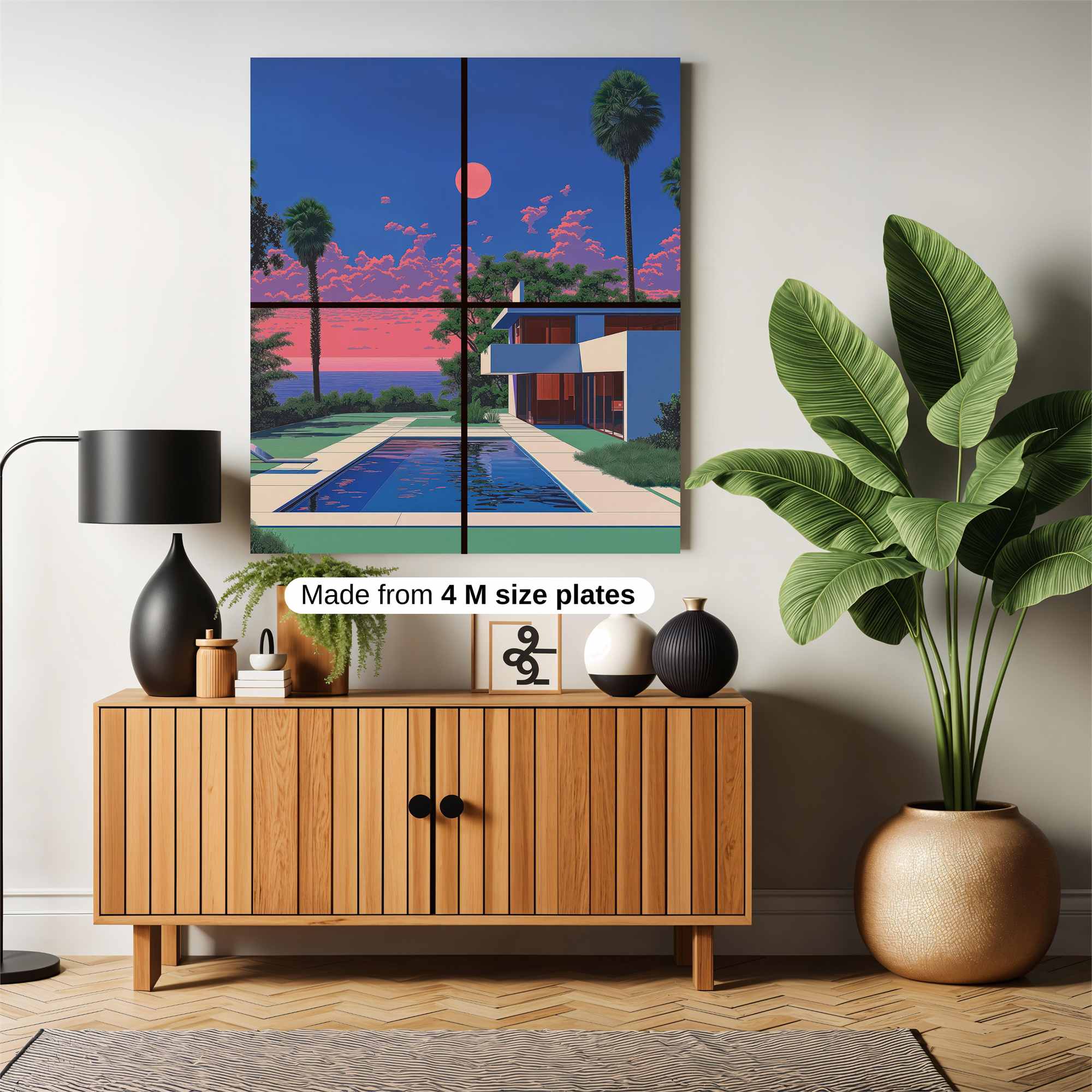 Sunset Serenity Safe Wall Magnetic / M