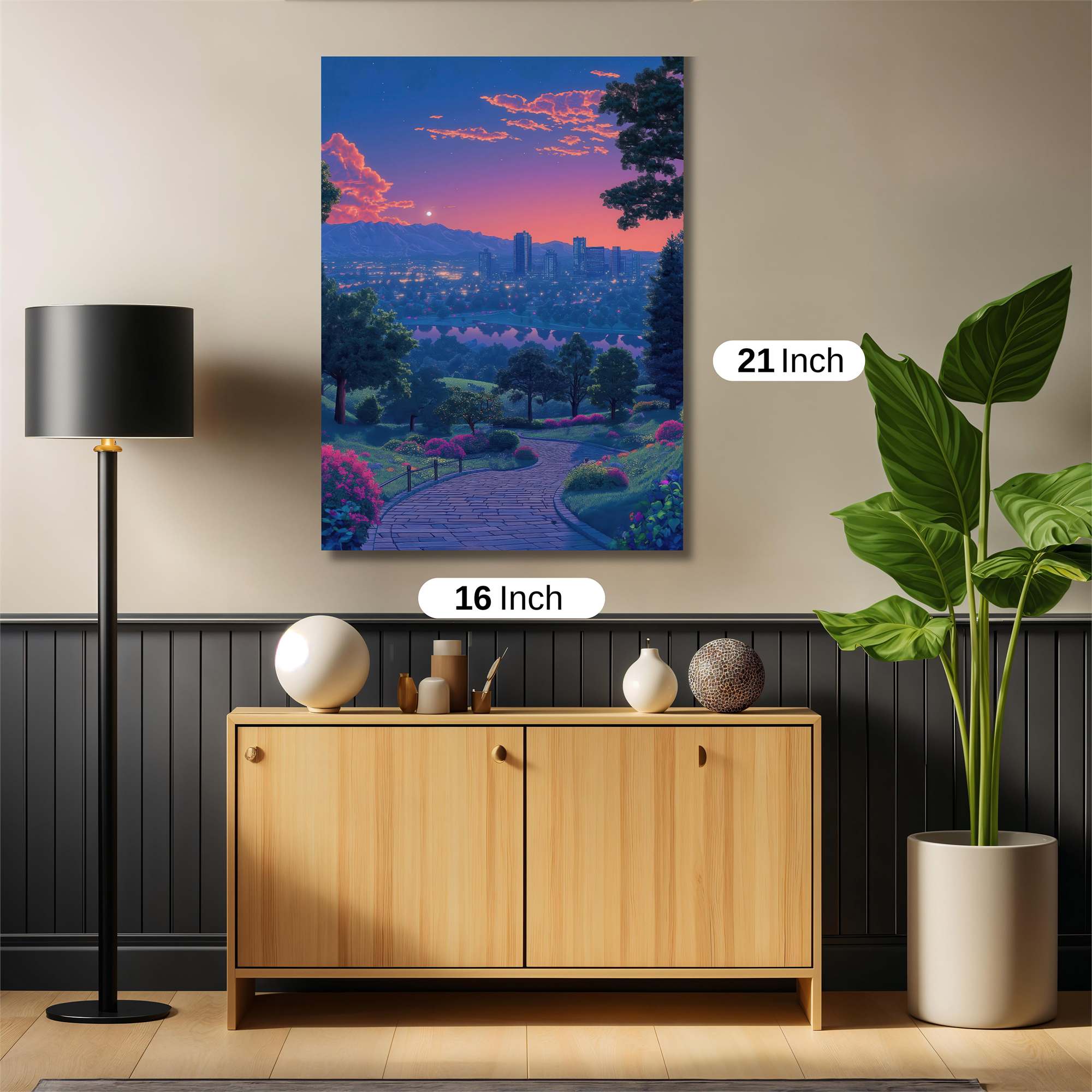 Sunset Serenity Safe Wall Magnetic / M