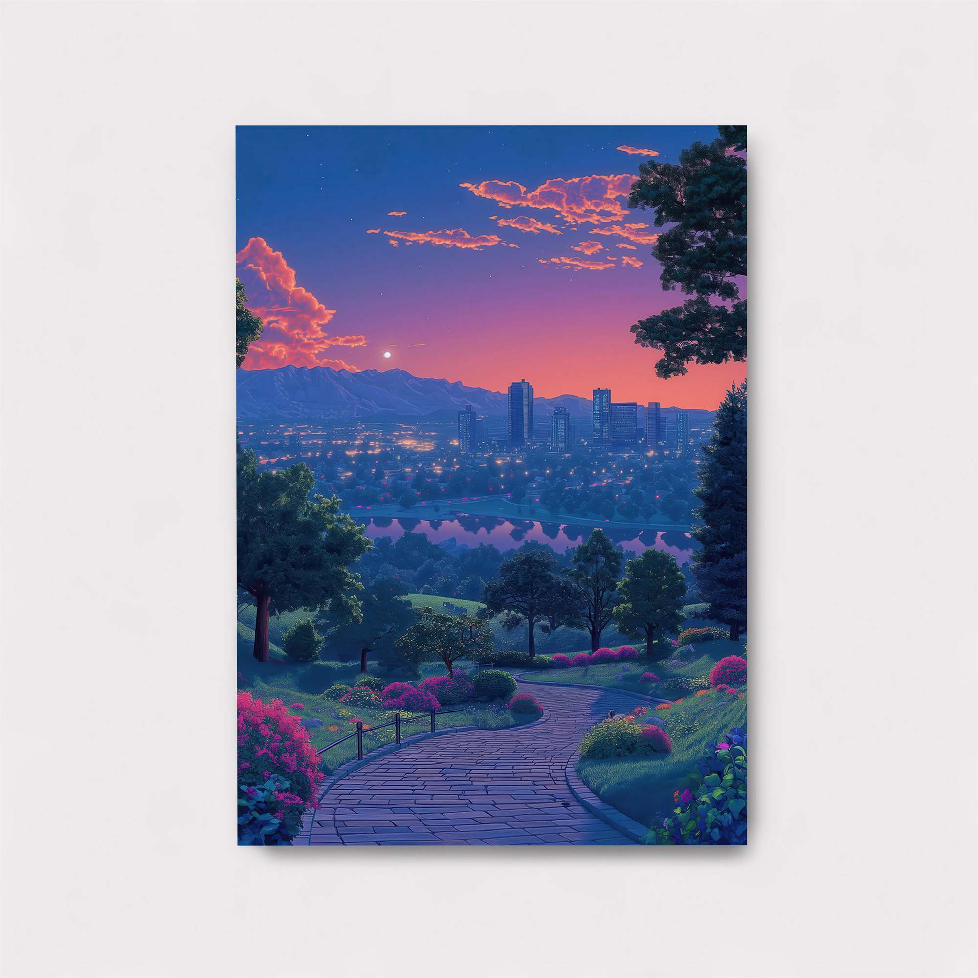 Sunset Serenity Safe Wall Magnetic / M