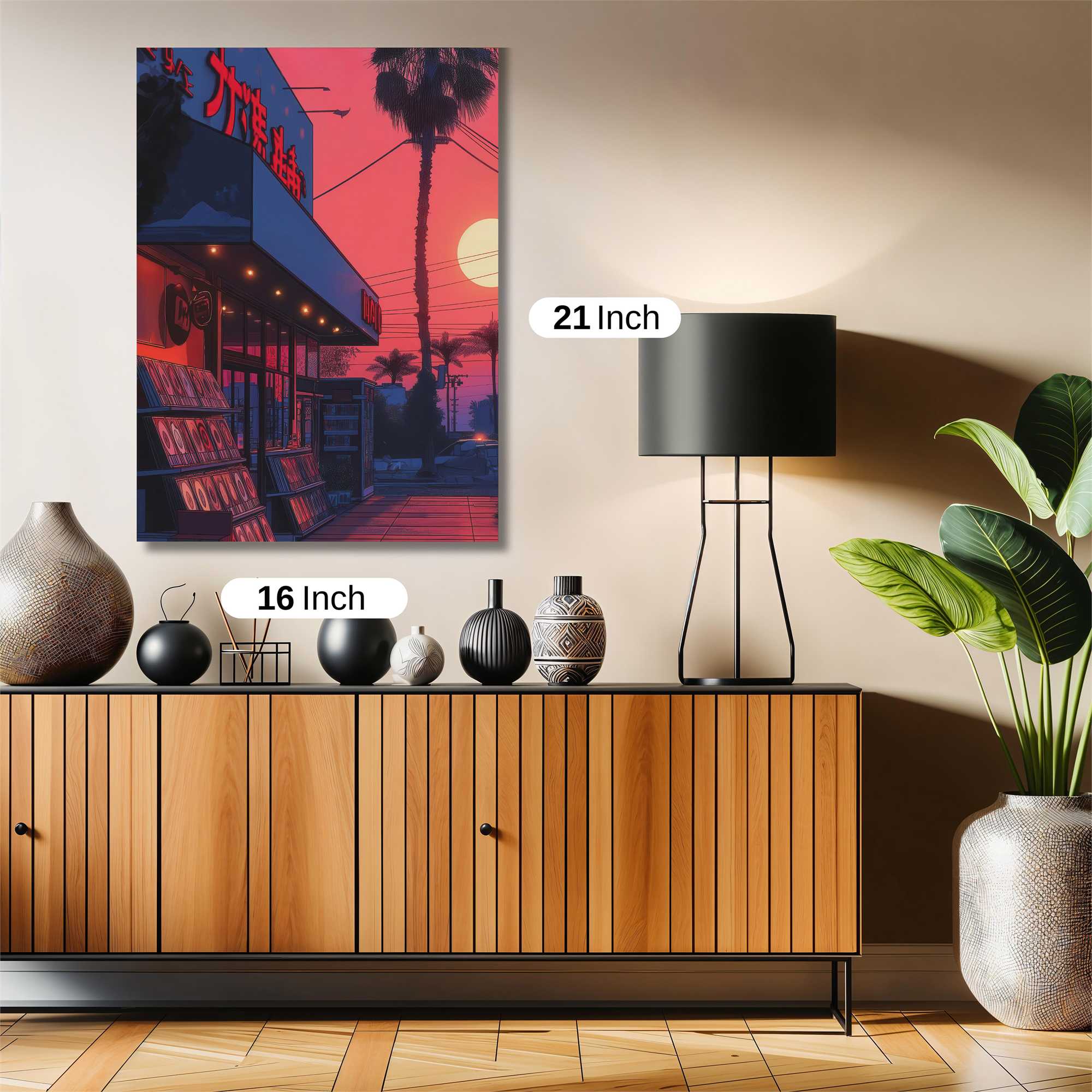 Neon Serenity Safe Wall Magnetic / M
