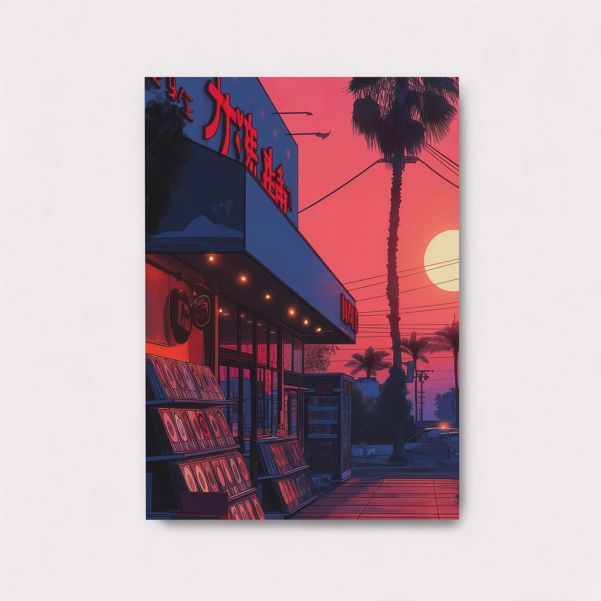 Neon Serenity Safe Wall Magnetic / M
