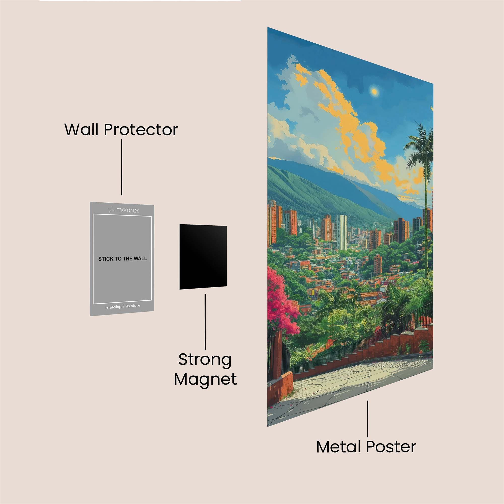 Medellin Serenity Safe Wall Magnetic / M