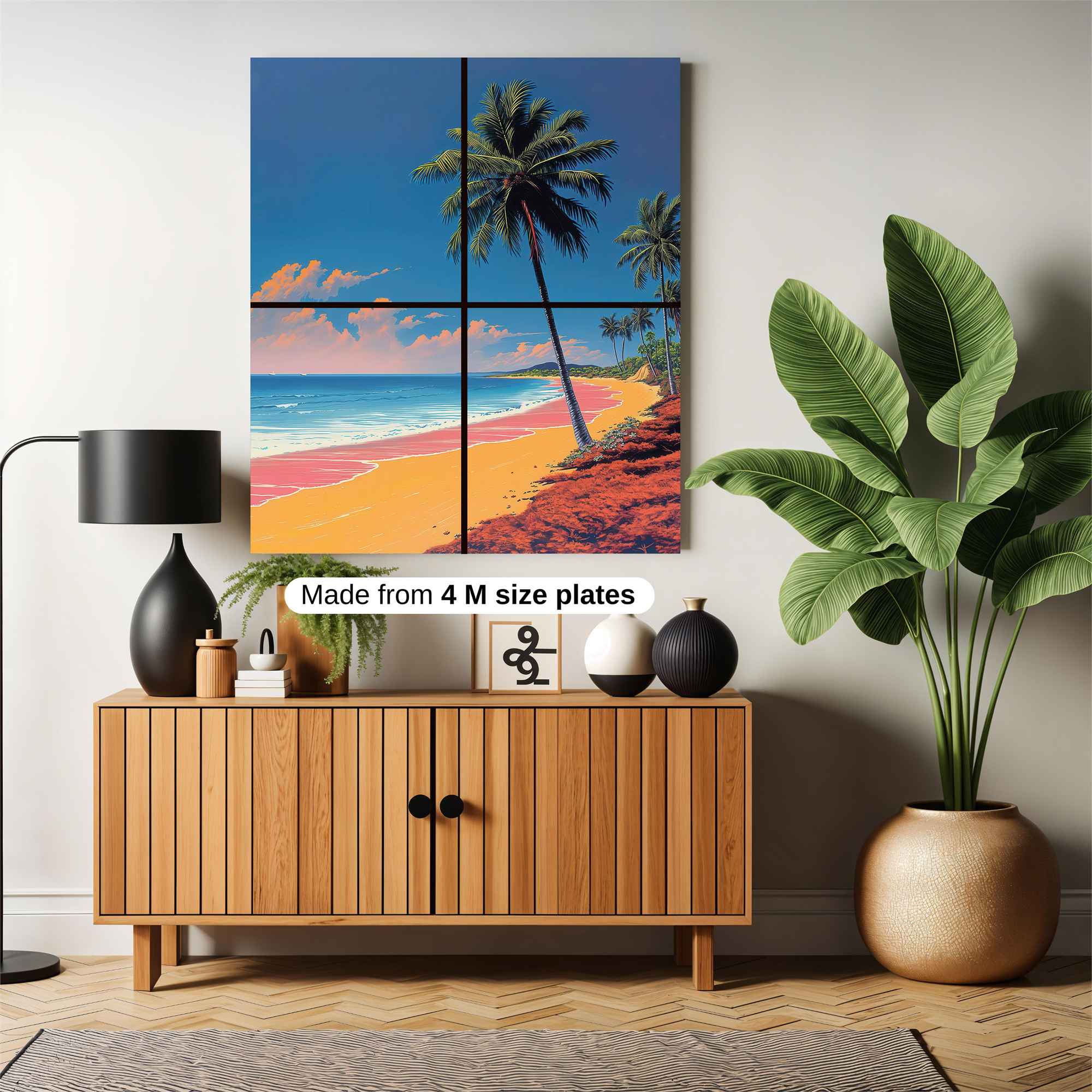 Tropical Tranquility Safe Wall Magnetic / M
