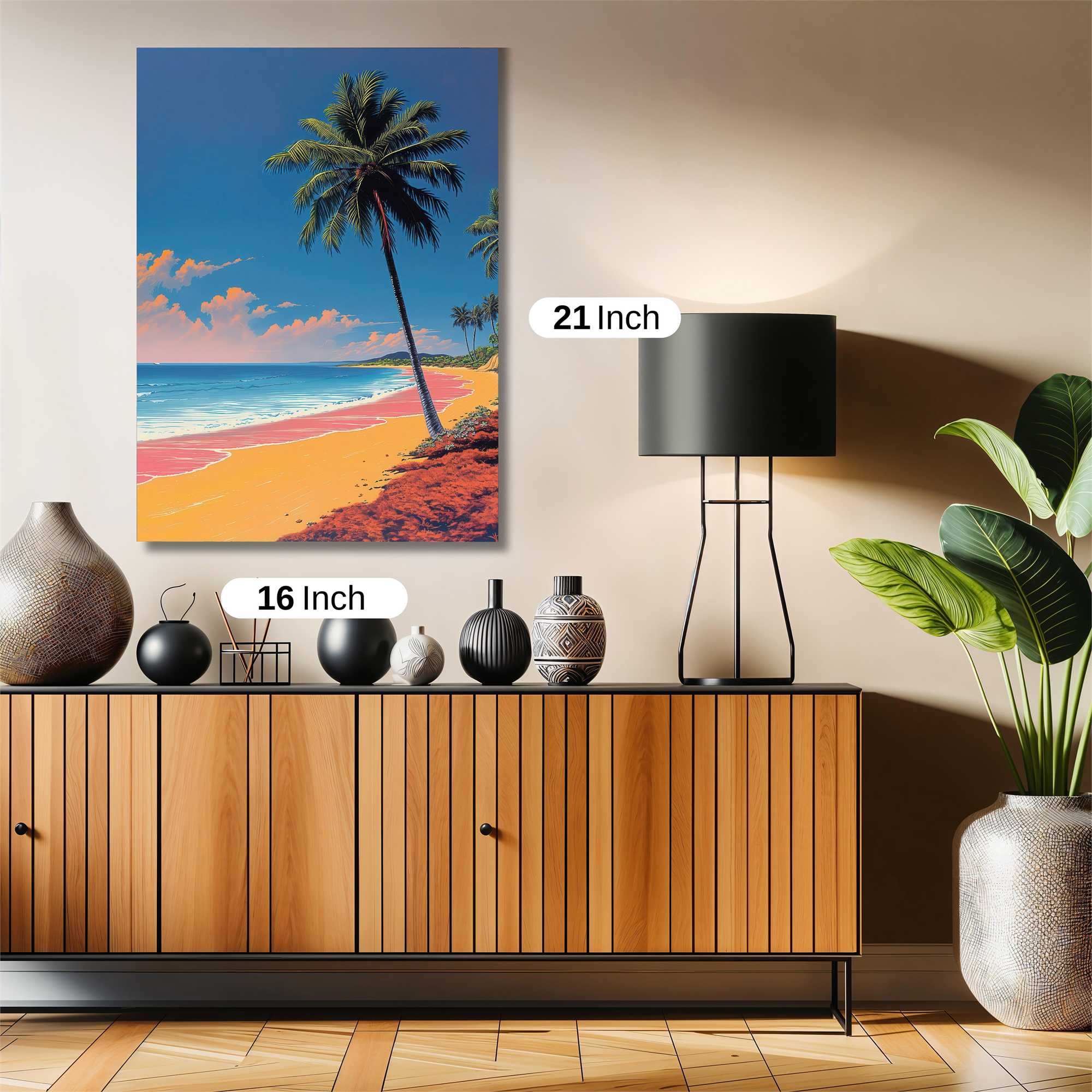 Tropical Tranquility Safe Wall Magnetic / M