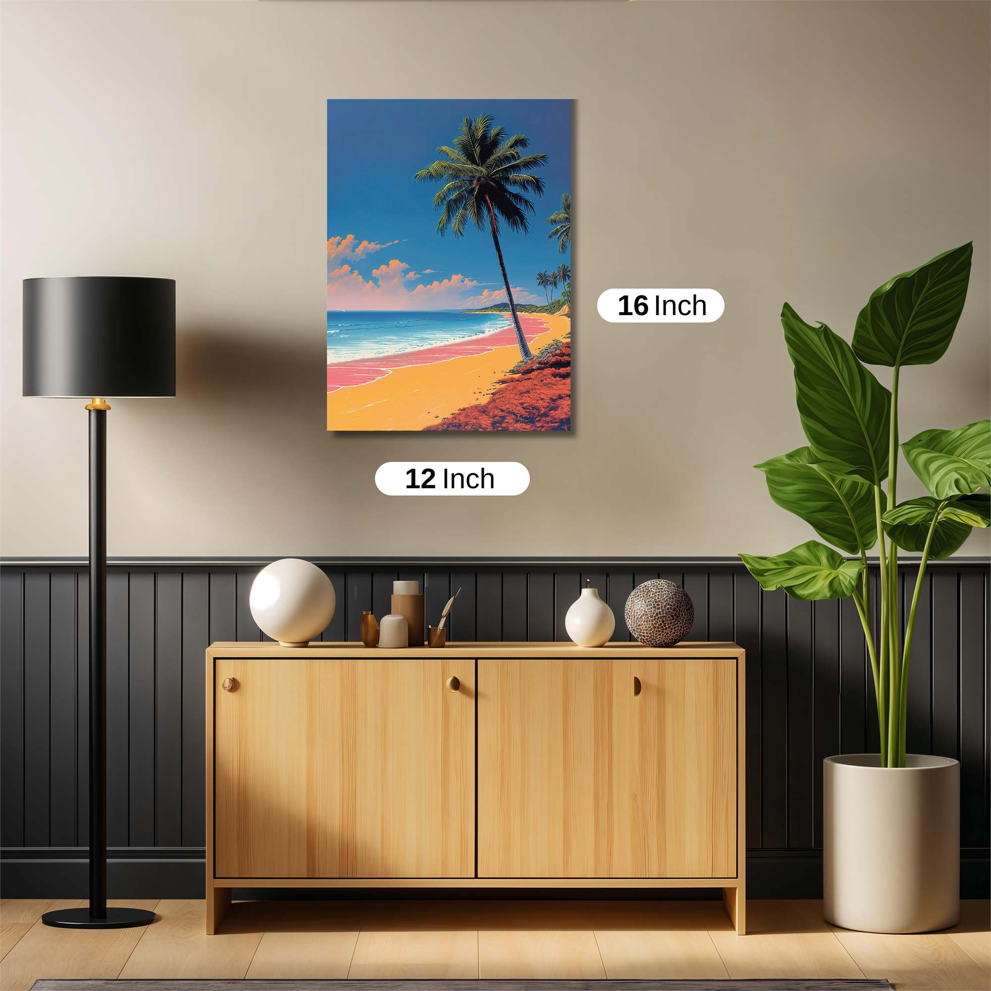 Tropical Tranquility Safe Wall Magnetic / M