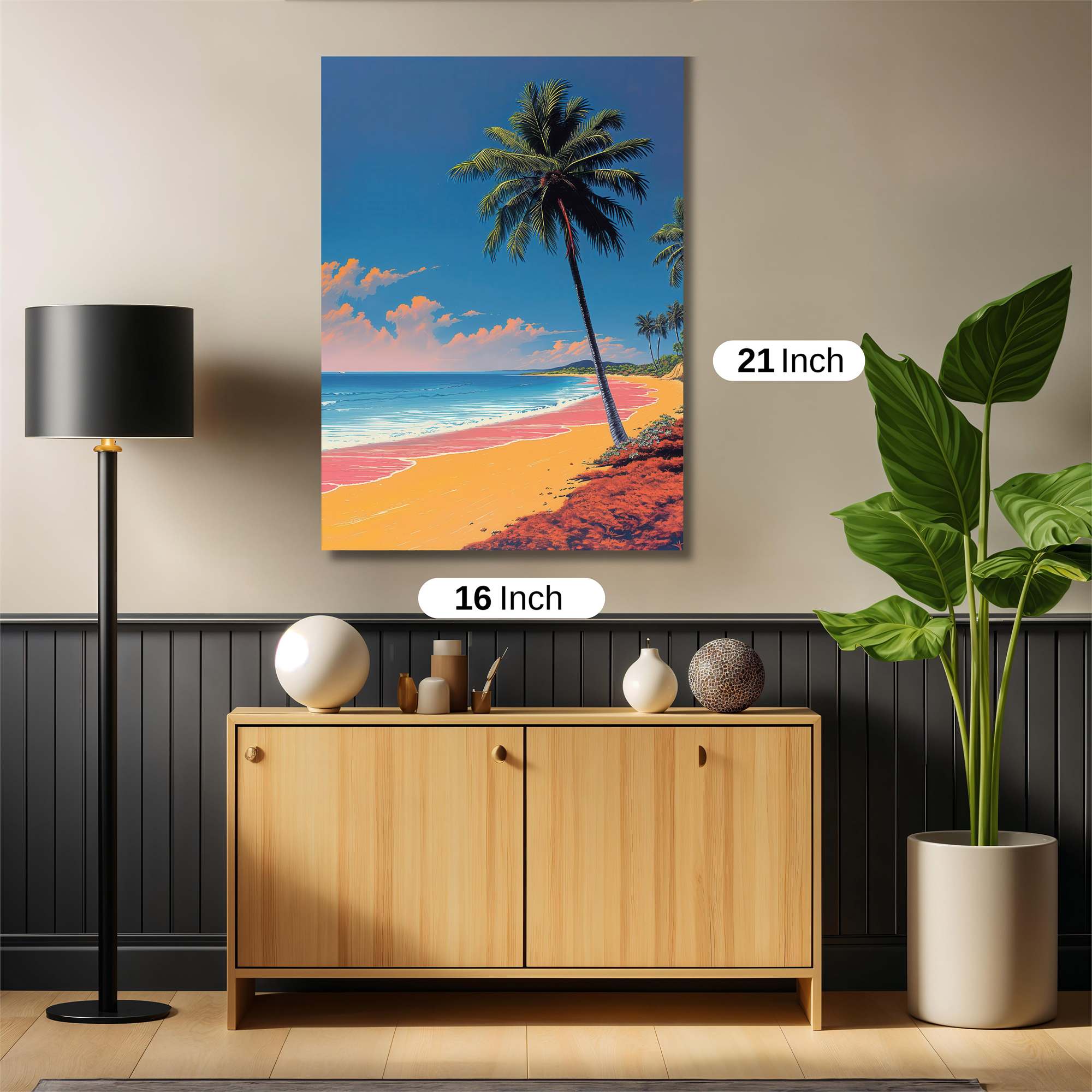 Tropical Tranquility Safe Wall Magnetic / M