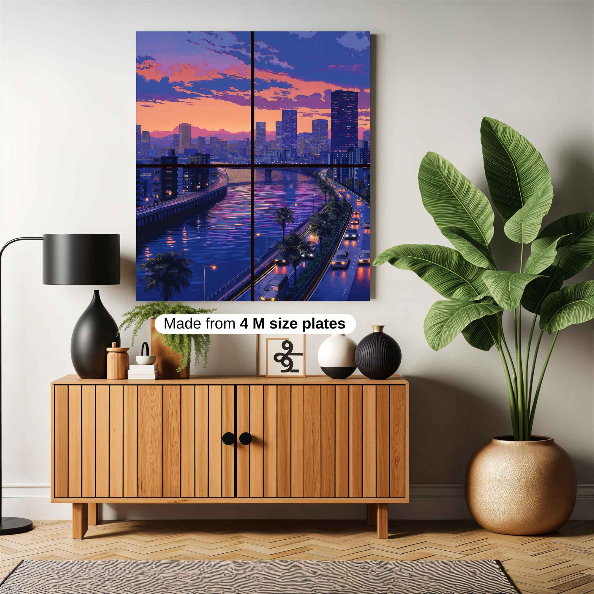 Tokyo Twilight Safe Wall Magnetic / M
