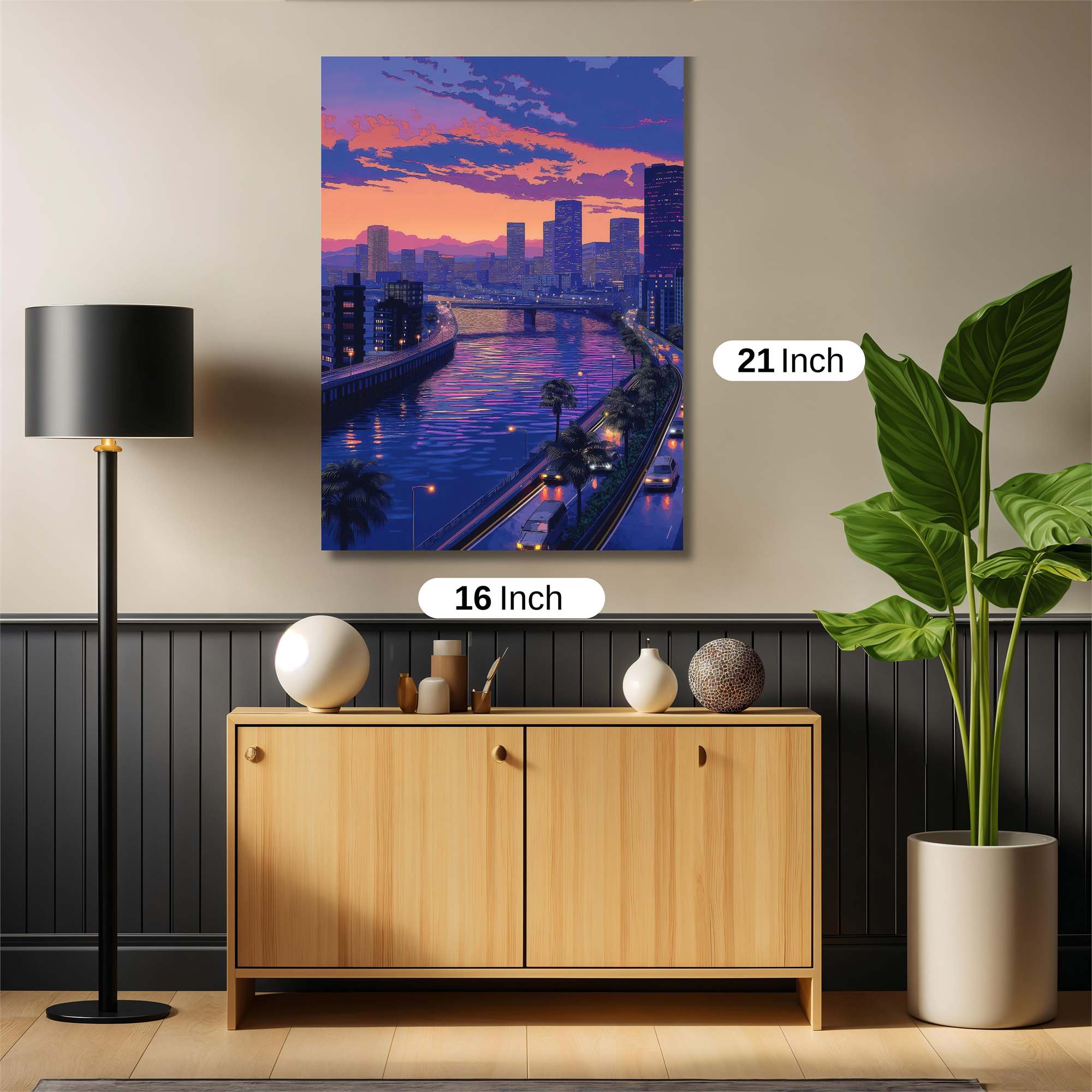 Tokyo Twilight Safe Wall Magnetic / M