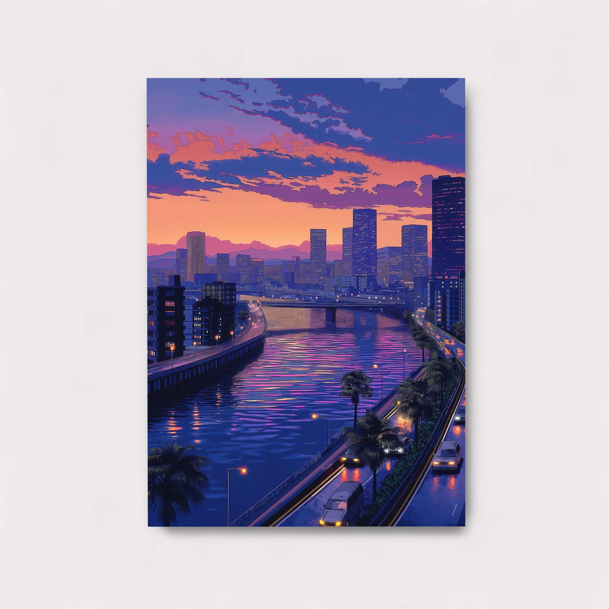 Tokyo Twilight Safe Wall Magnetic / M