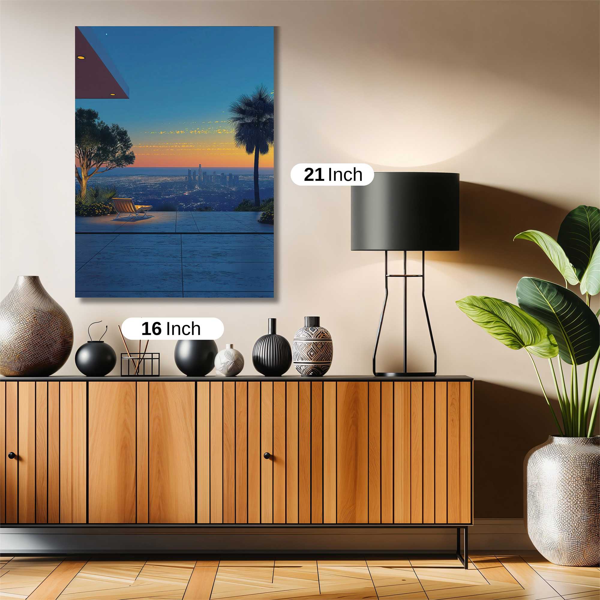 Sunset Serenity Safe Wall Magnetic / M