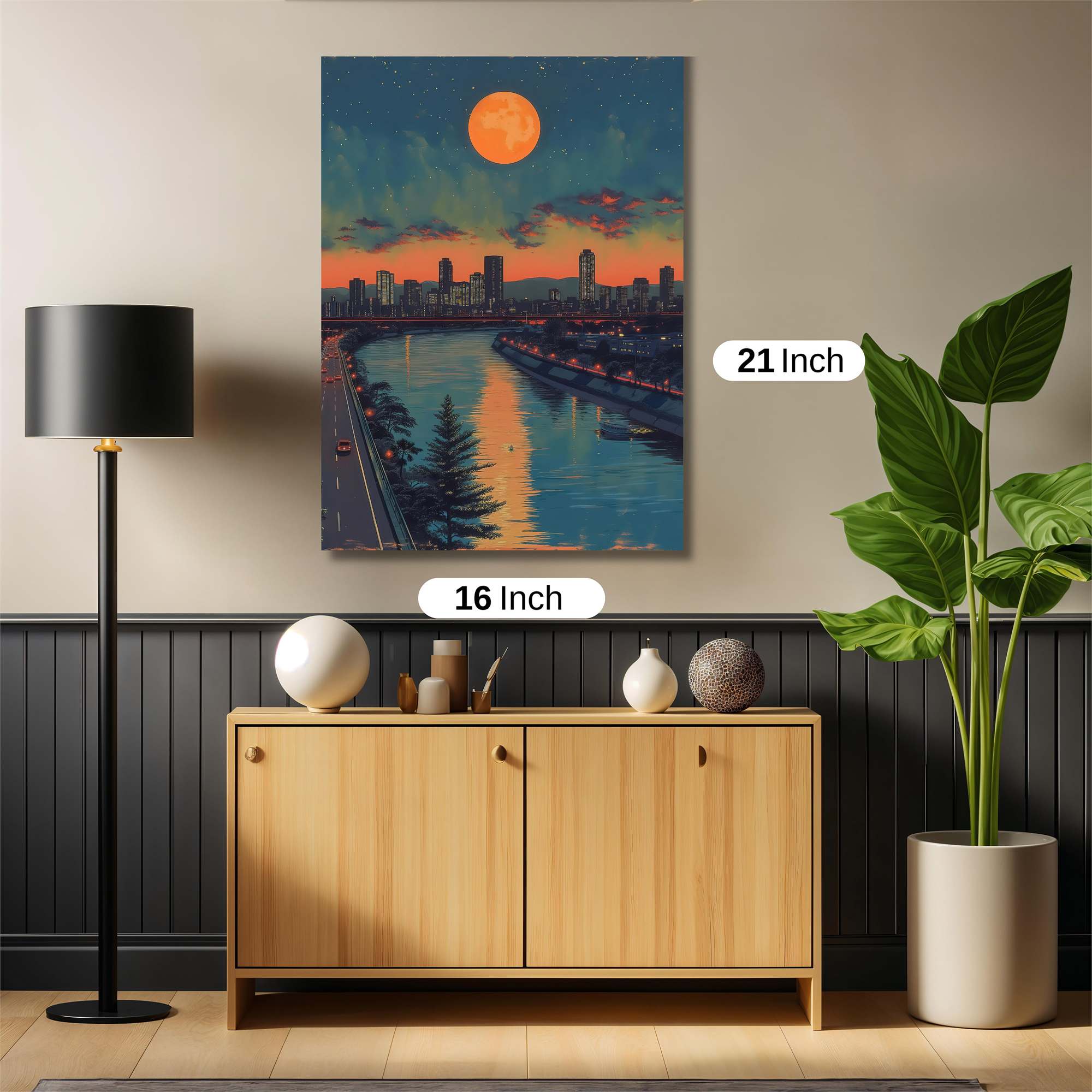Moonlit Serenity Safe Wall Magnetic / M