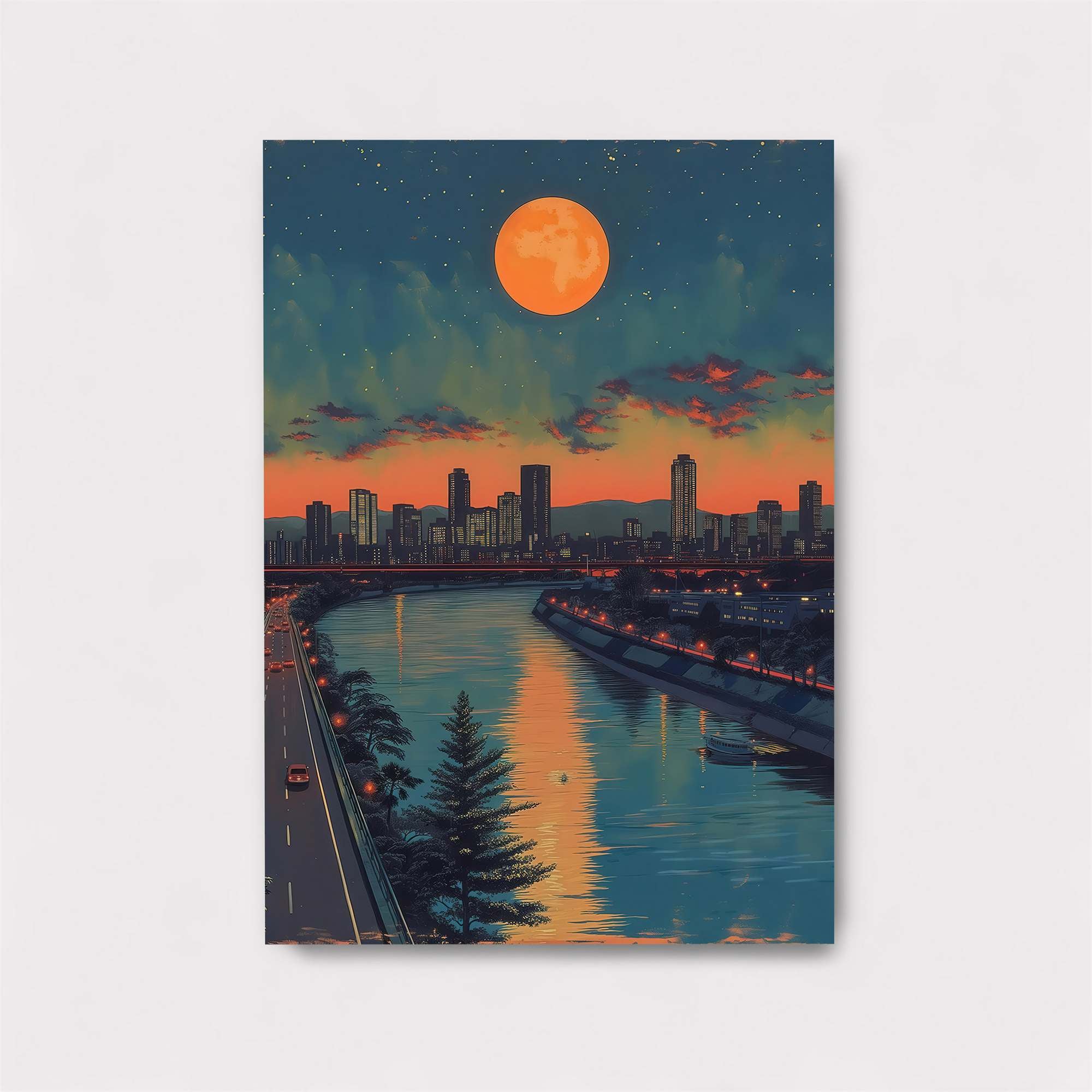 Moonlit Serenity Safe Wall Magnetic / M
