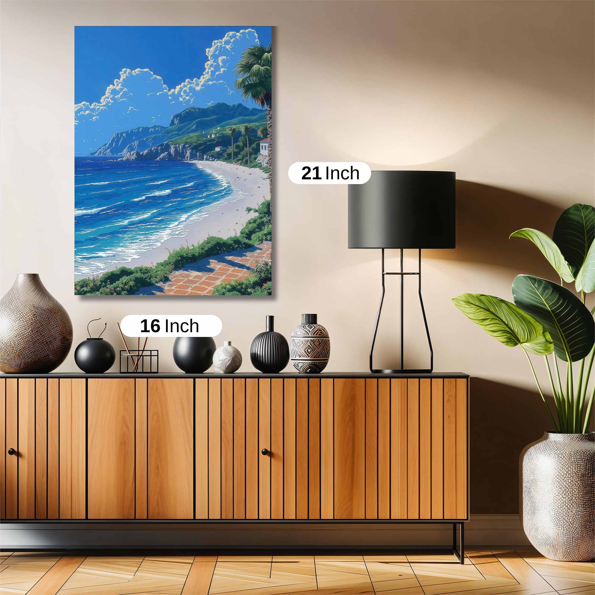 Pacific Serenity Safe Wall Magnetic / M