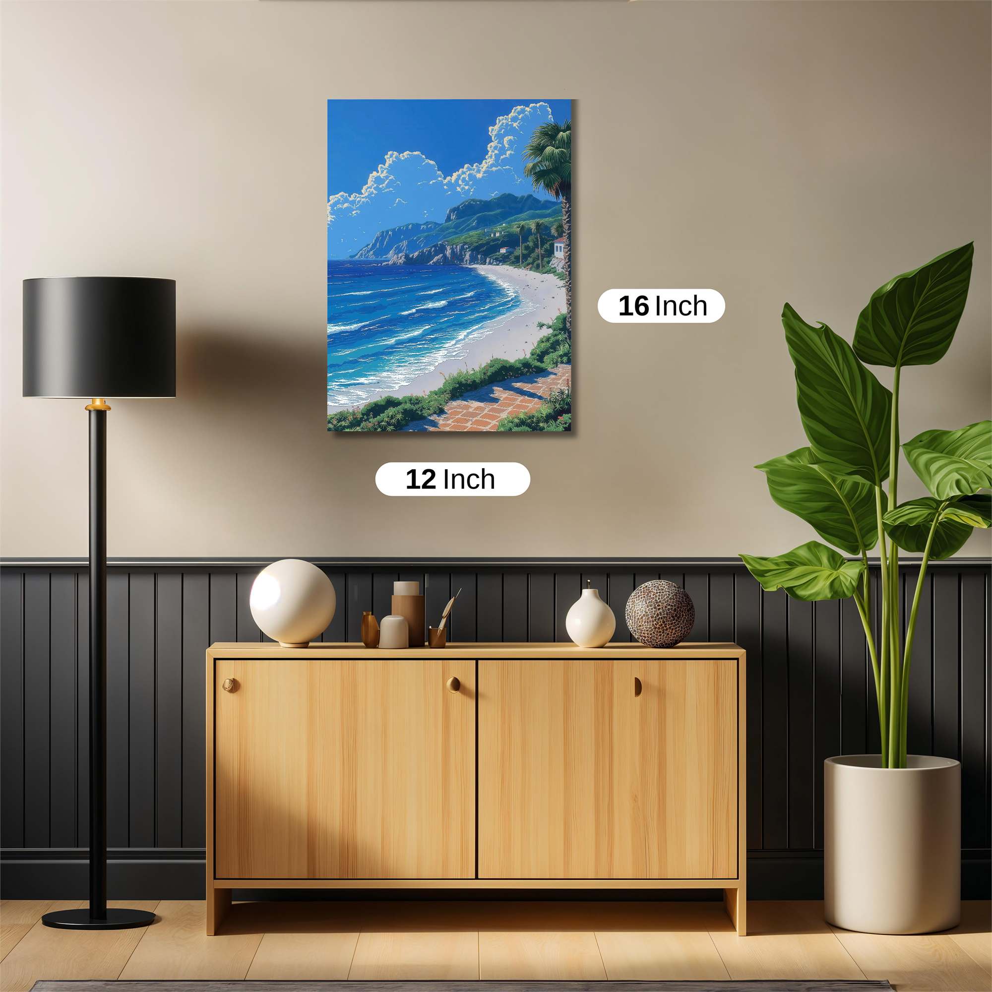 Pacific Serenity Safe Wall Magnetic / M
