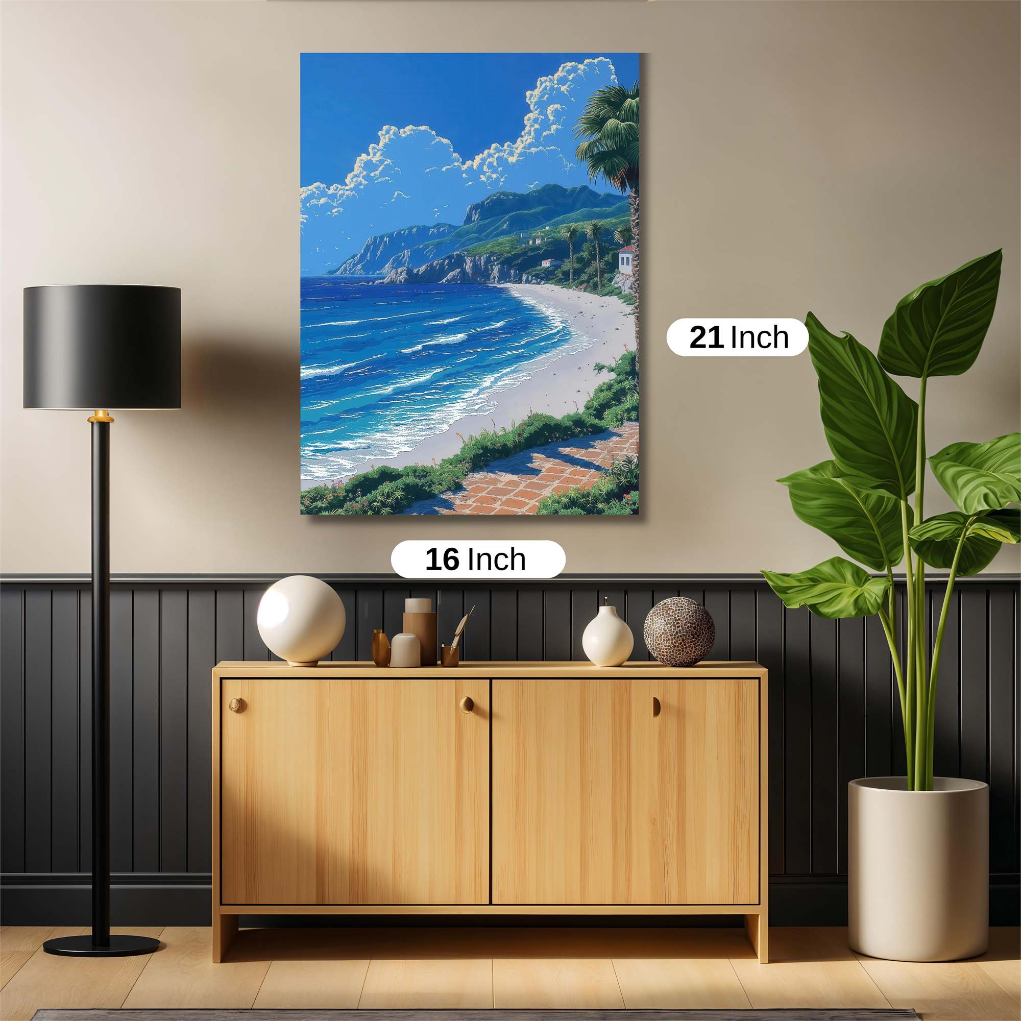 Pacific Serenity Safe Wall Magnetic / M