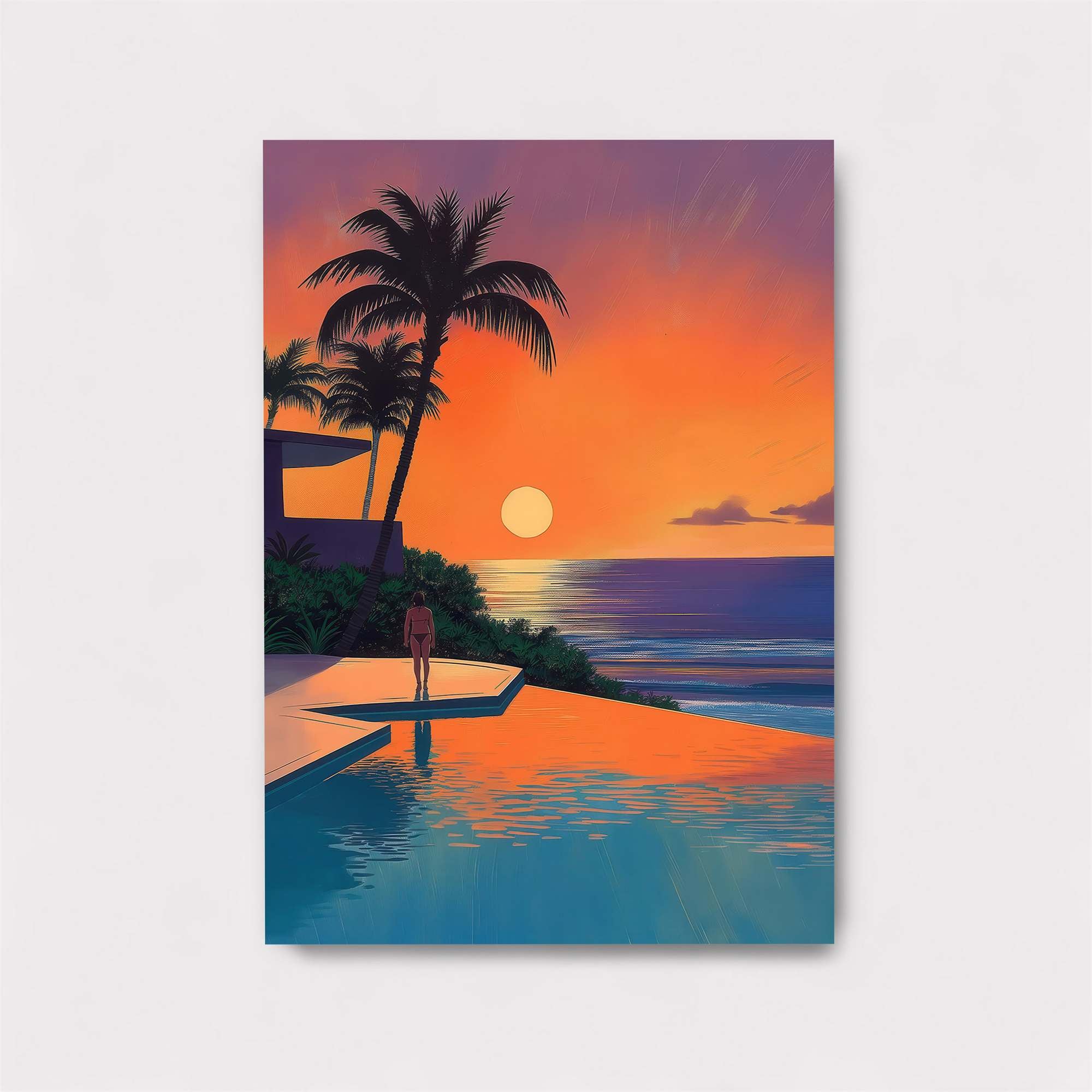 Sunset Serenity Safe Wall Magnetic / M