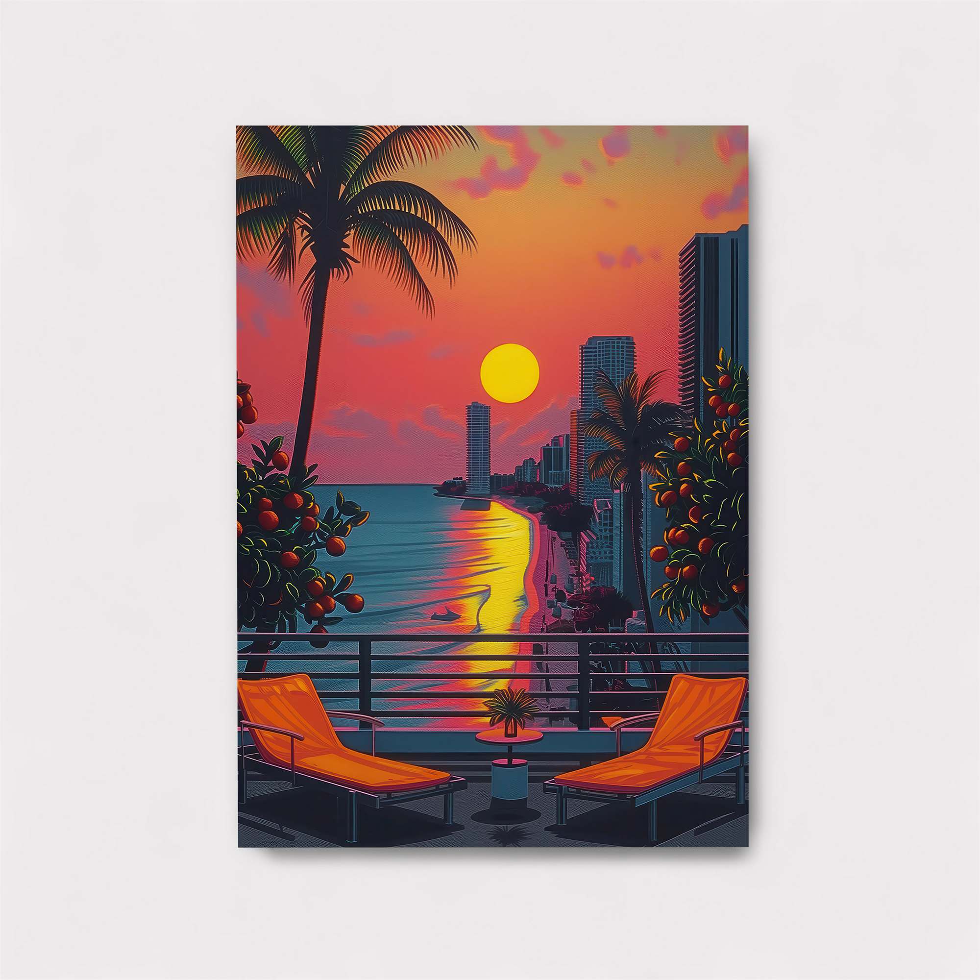 Sunset Serenity Safe Wall Magnetic / M