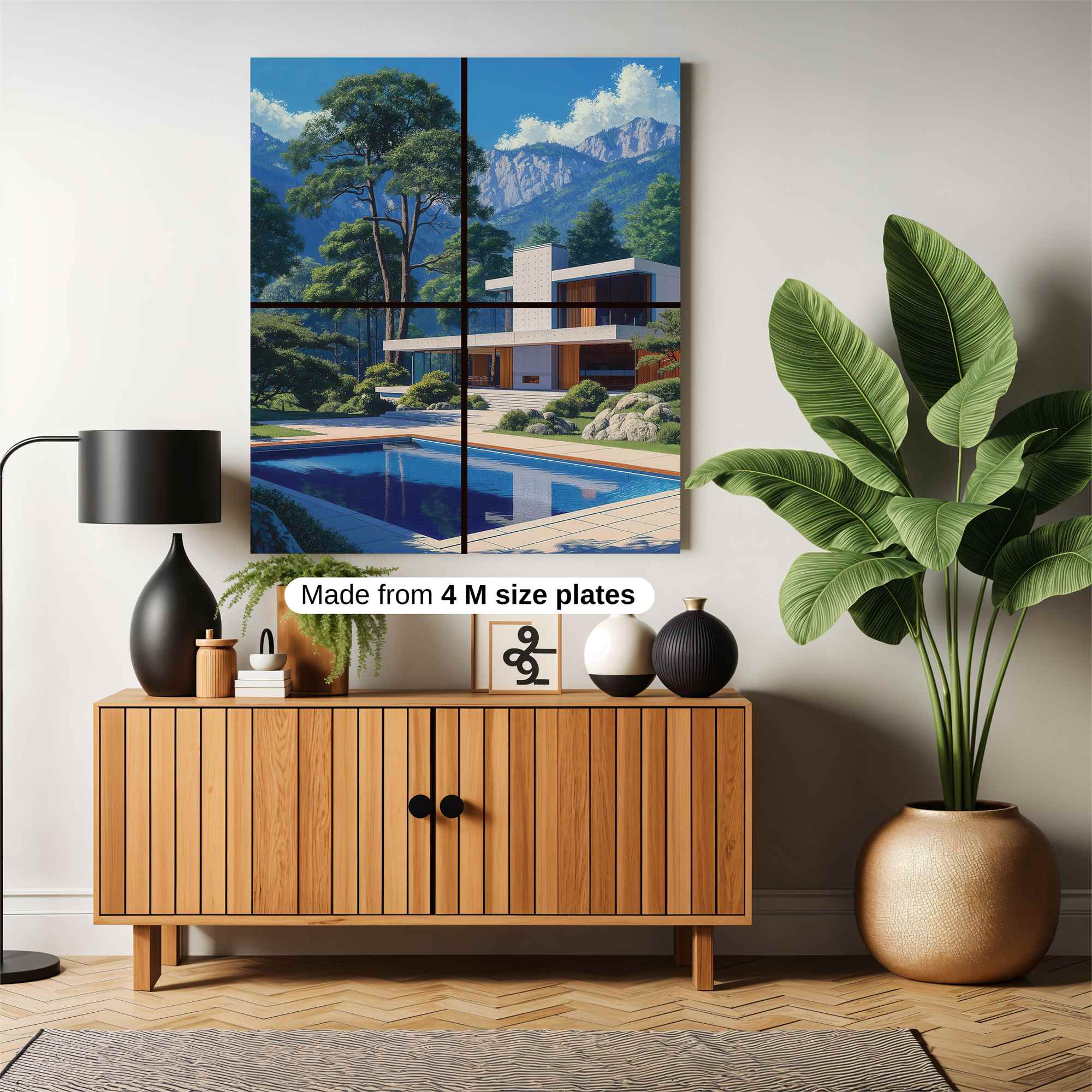 Mountain Serenity Safe Wall Magnetic / M