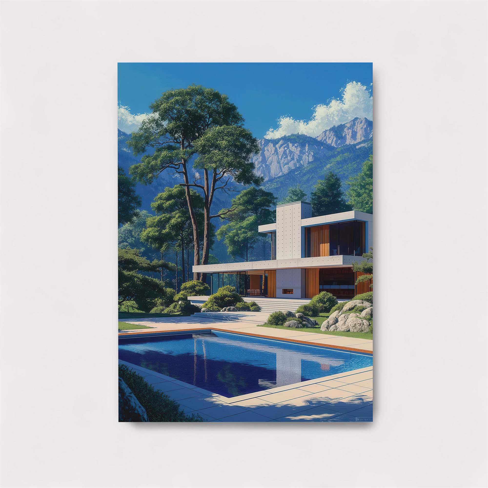 Mountain Serenity Safe Wall Magnetic / M